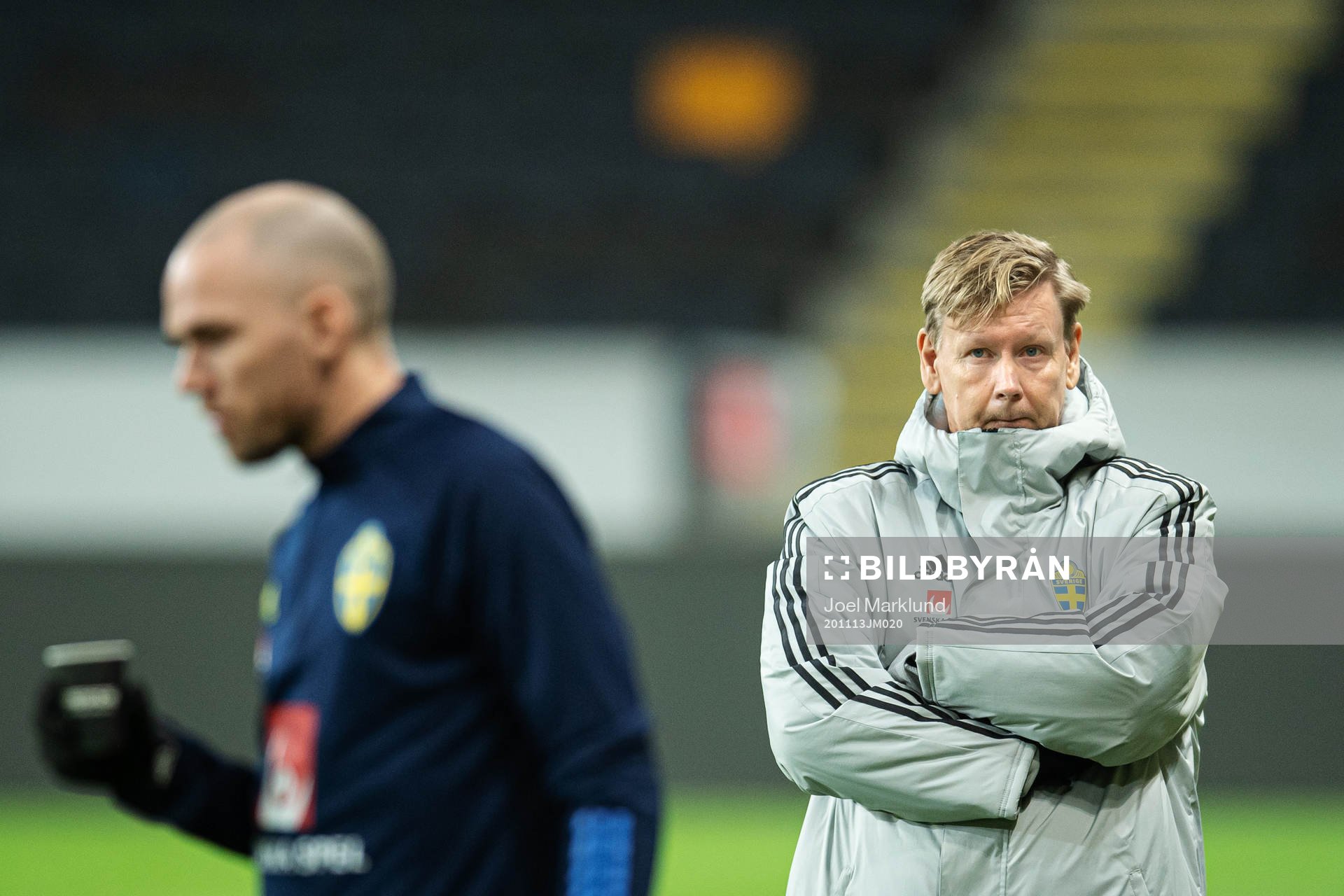 Assistant coach Peter Wettergren of the Swedish national