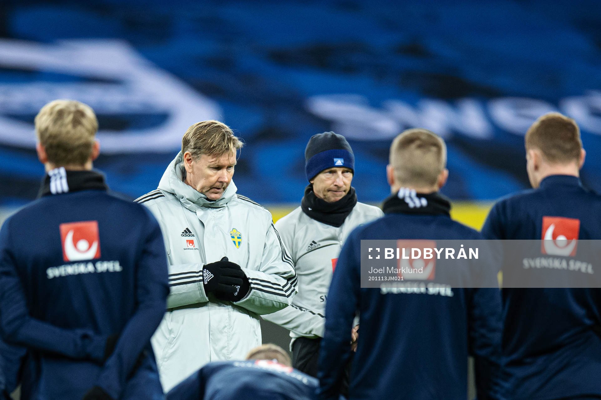 Assistant coach Peter Wettergren of the Swedish national
