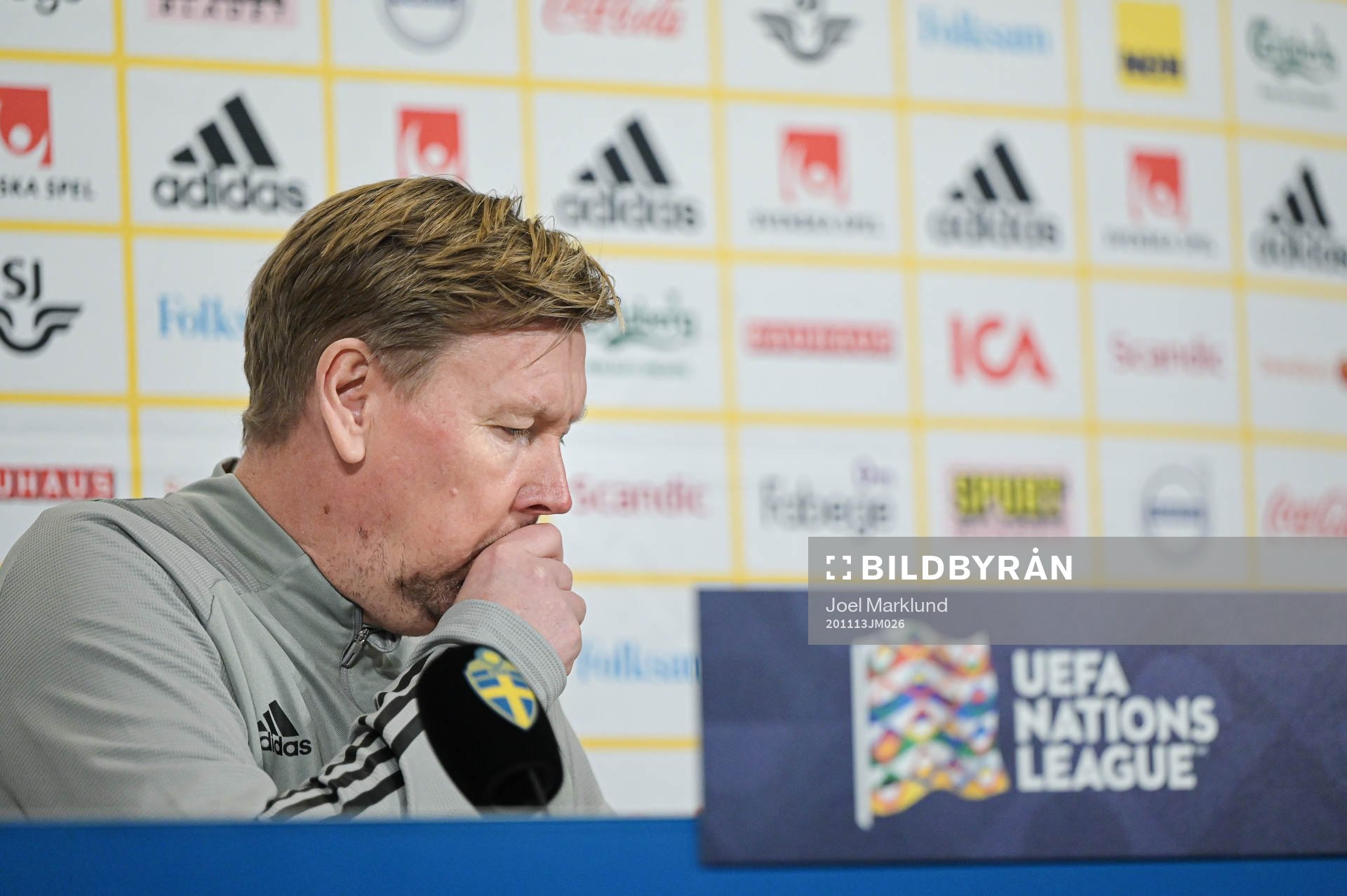 Assistant coach Peter Wettergren of the Swedish national