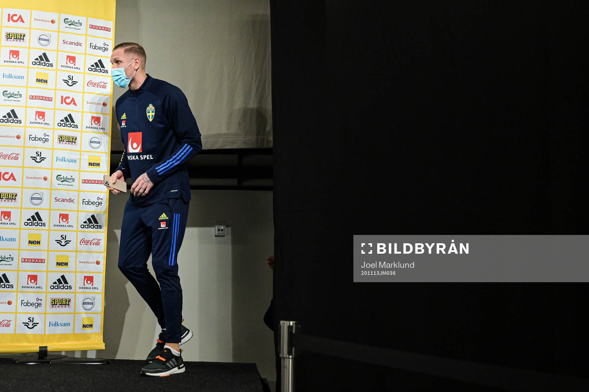 Robin Olsen of the Swedish national football team