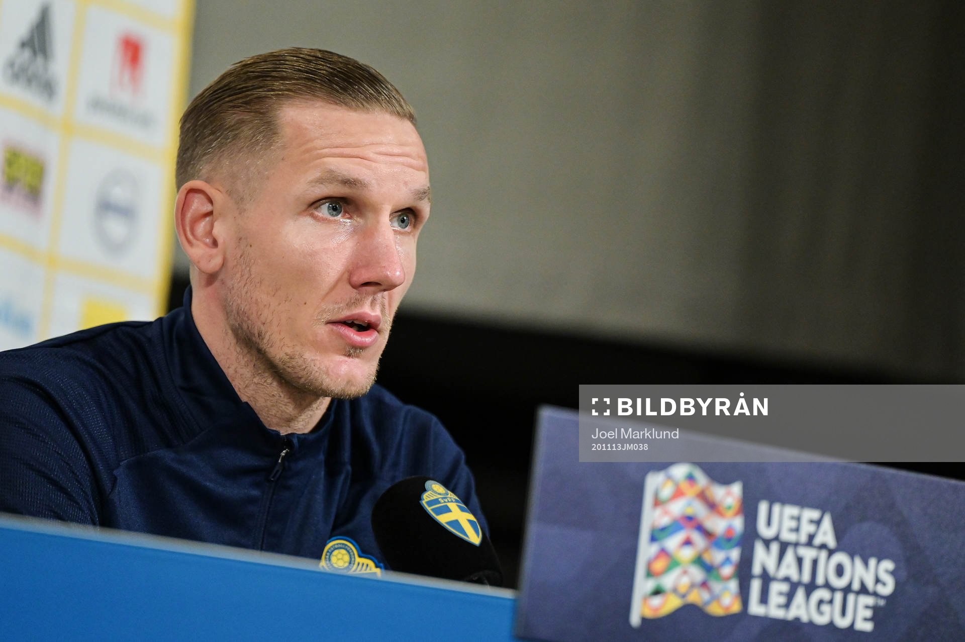 Robin Olsen of the Swedish national football team