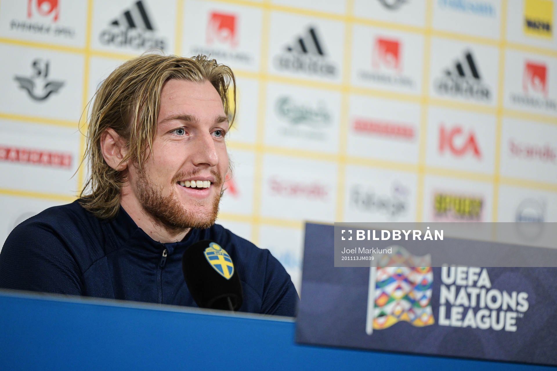 Emil Forsberg of the Swedish national football team