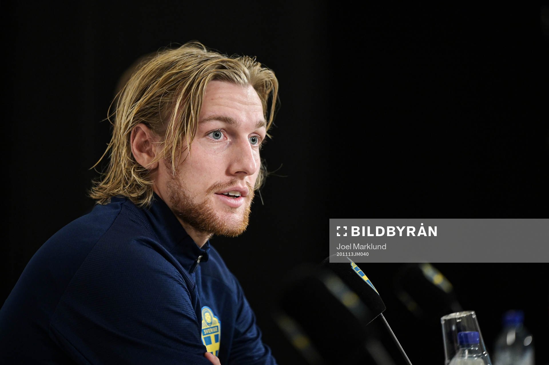 Emil Forsberg of the Swedish national football team