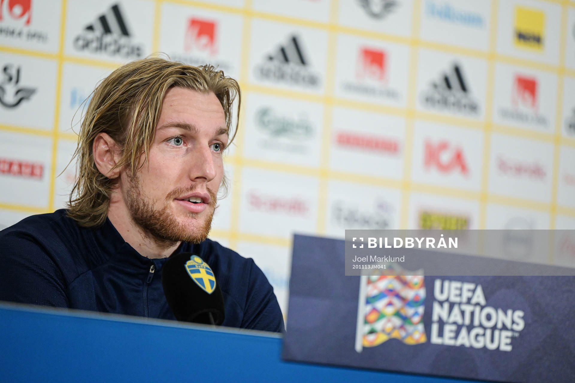 Emil Forsberg of the Swedish national football team