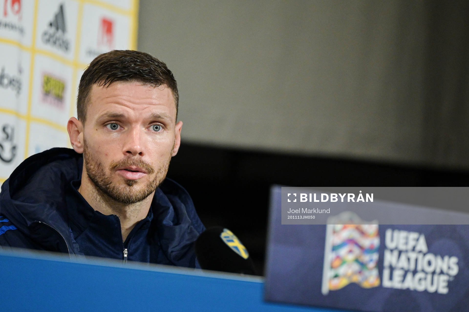 Marcus Berg of the Swedish national football team