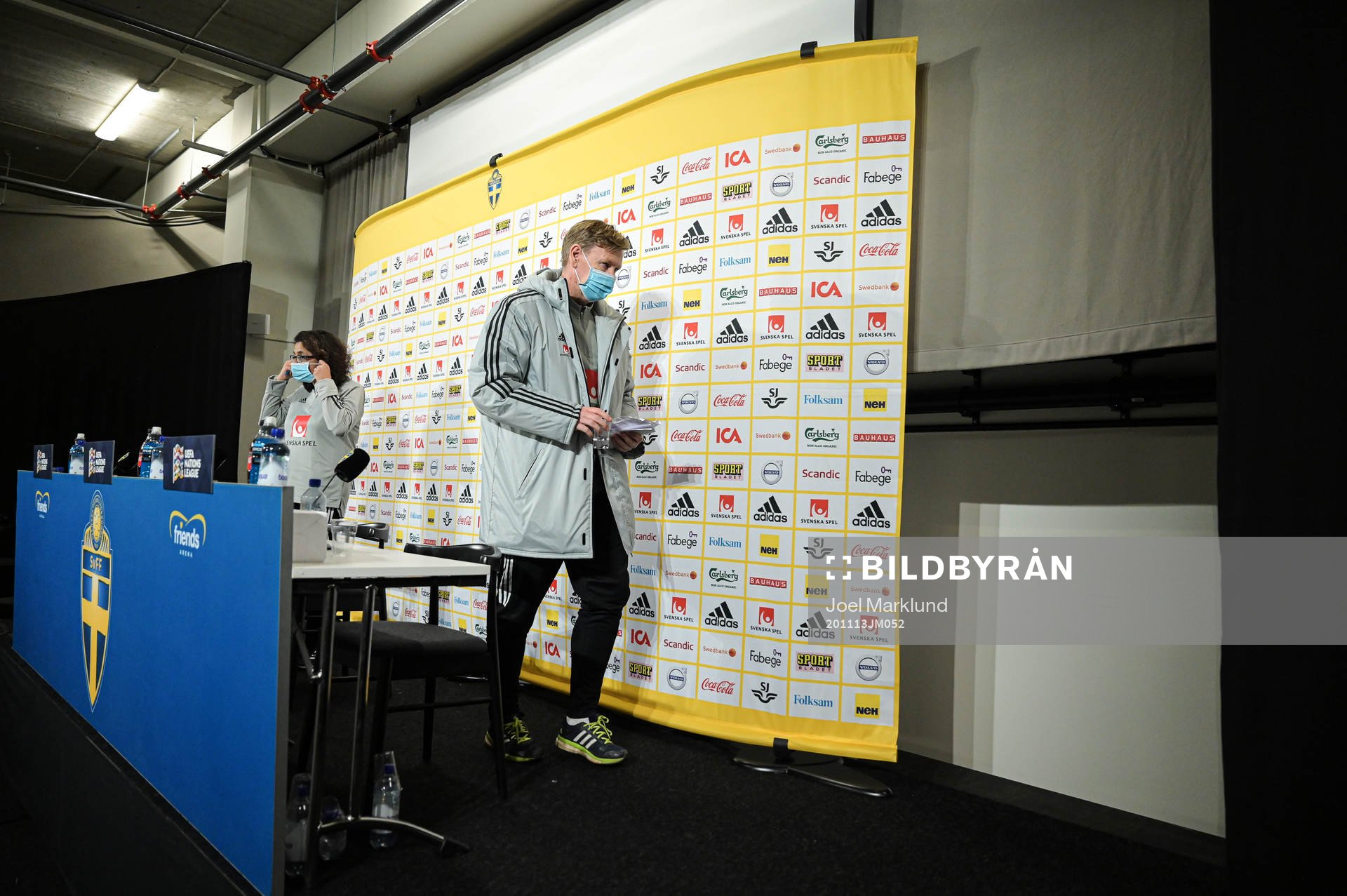 Assistant coach Peter Wettergren of the Swedish national