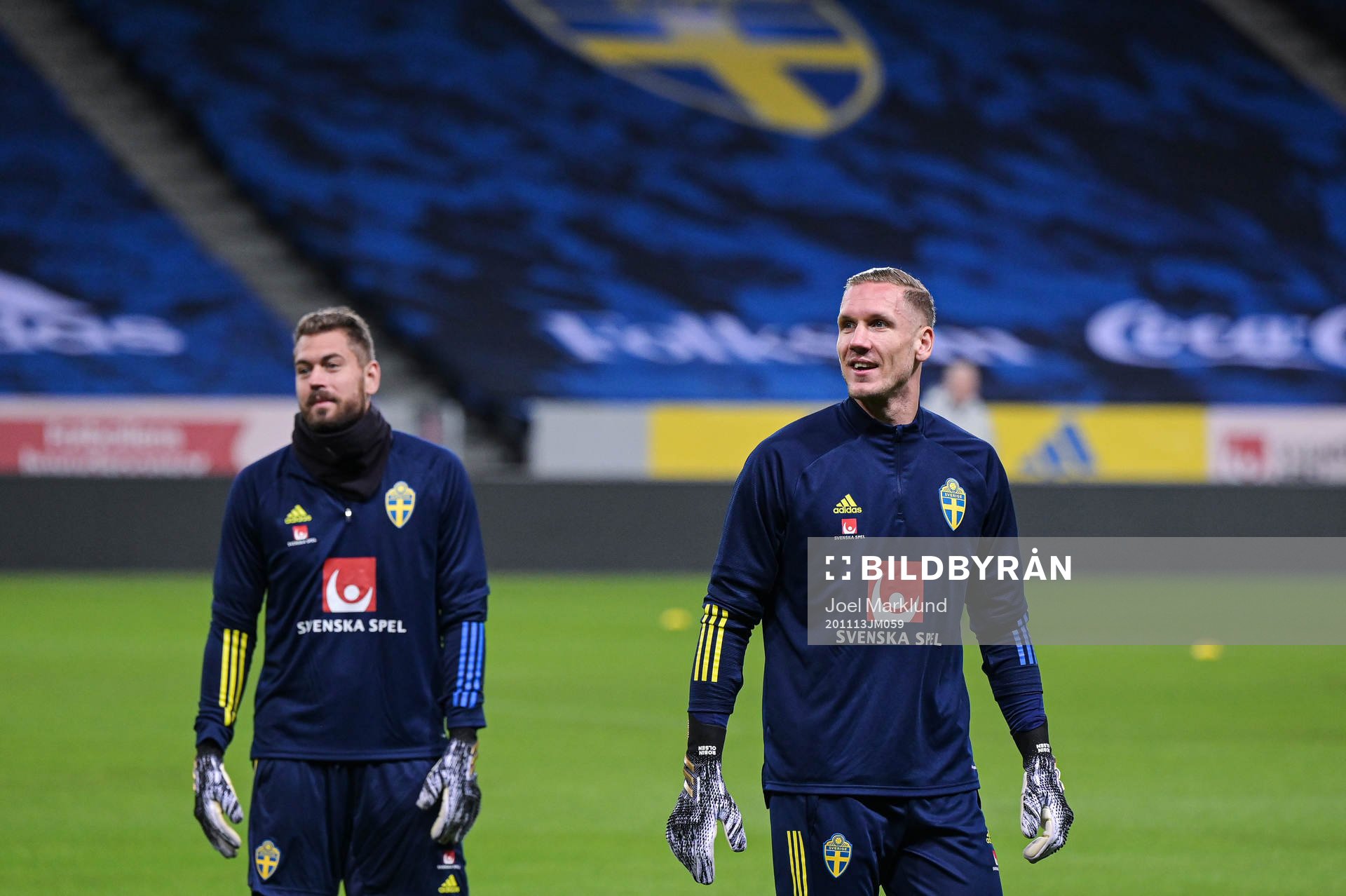 Robin Olsen of the Swedish national football team