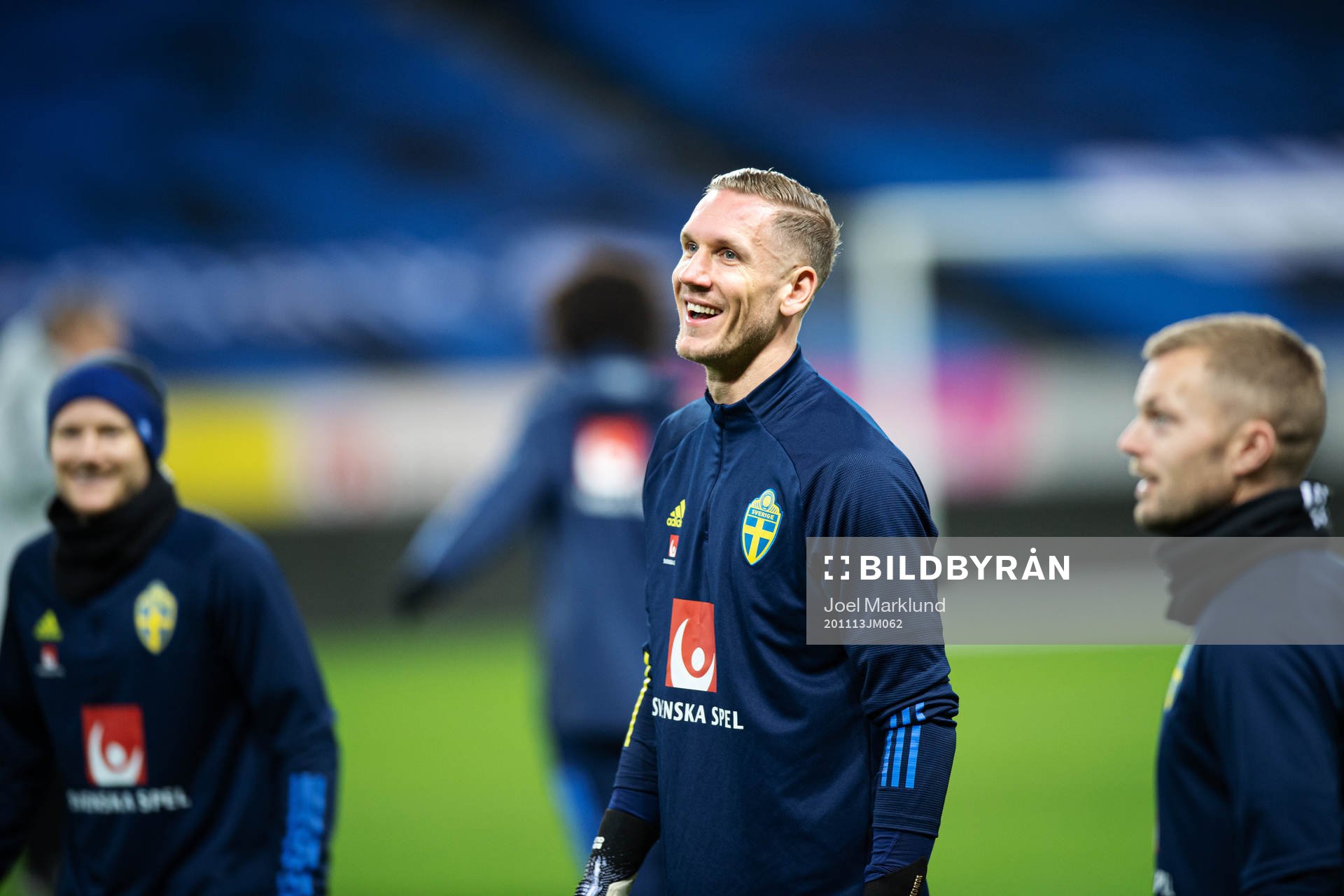 Robin Olsen of the Swedish national football team