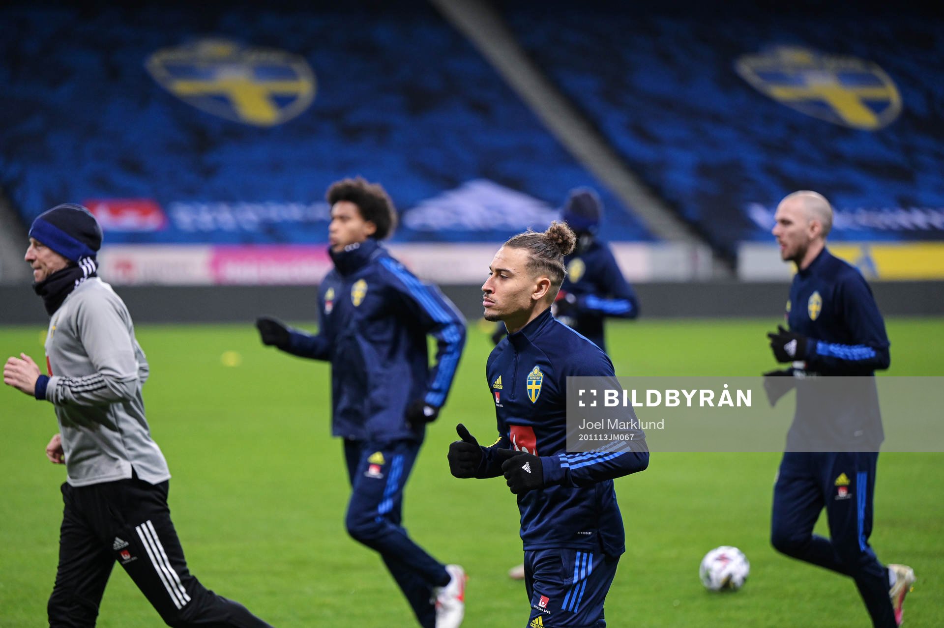 Jordan Larsson of the Swedish national football team