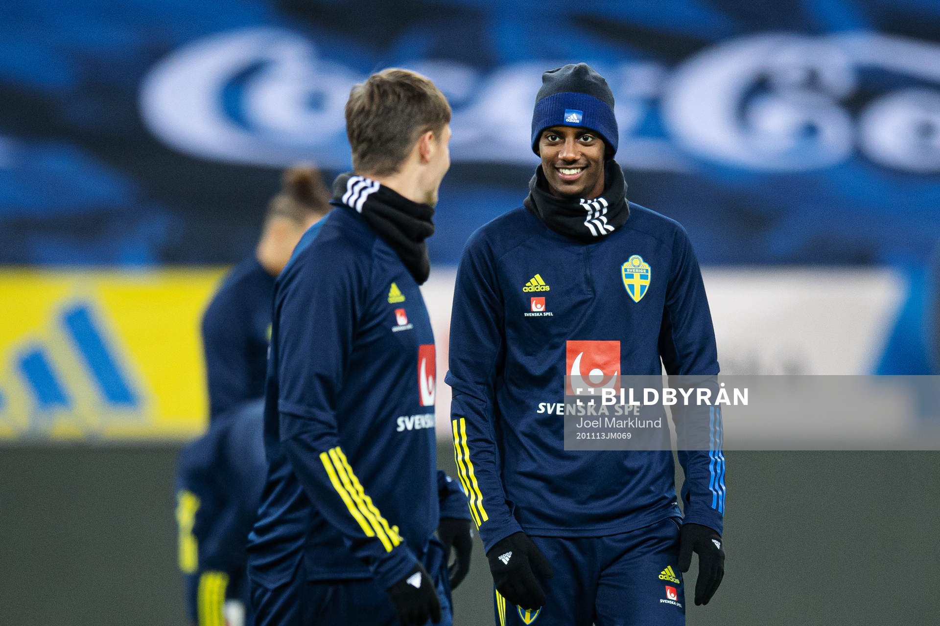 Alexander Isak of the Swedish national football team