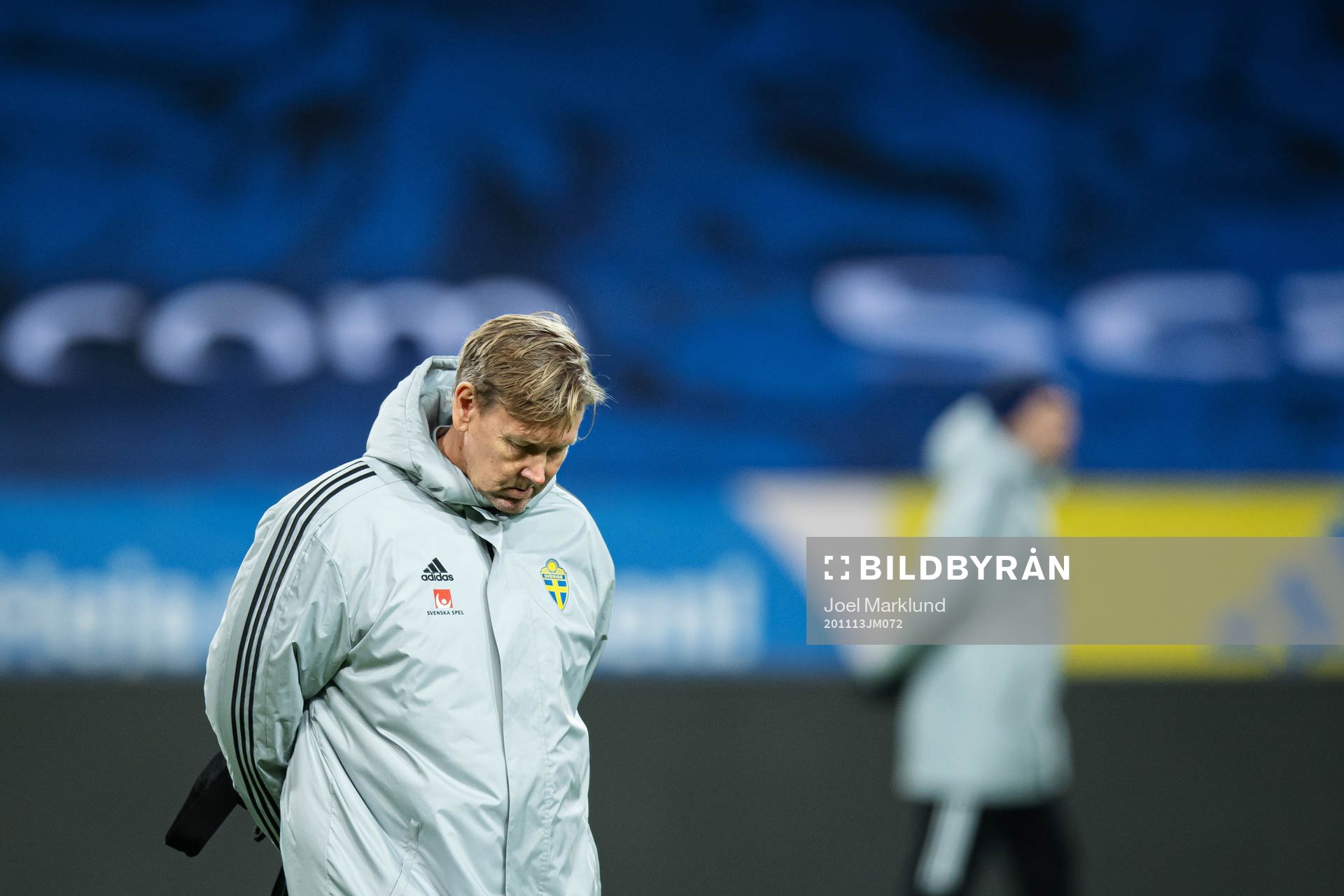 Assistant coach Peter Wettergren of the Swedish national