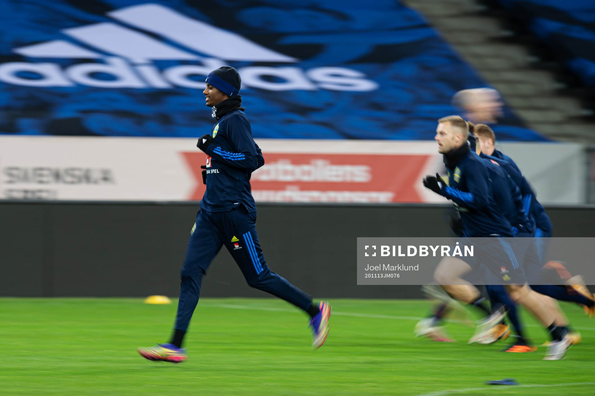 Alexander Isak of the Swedish national football team