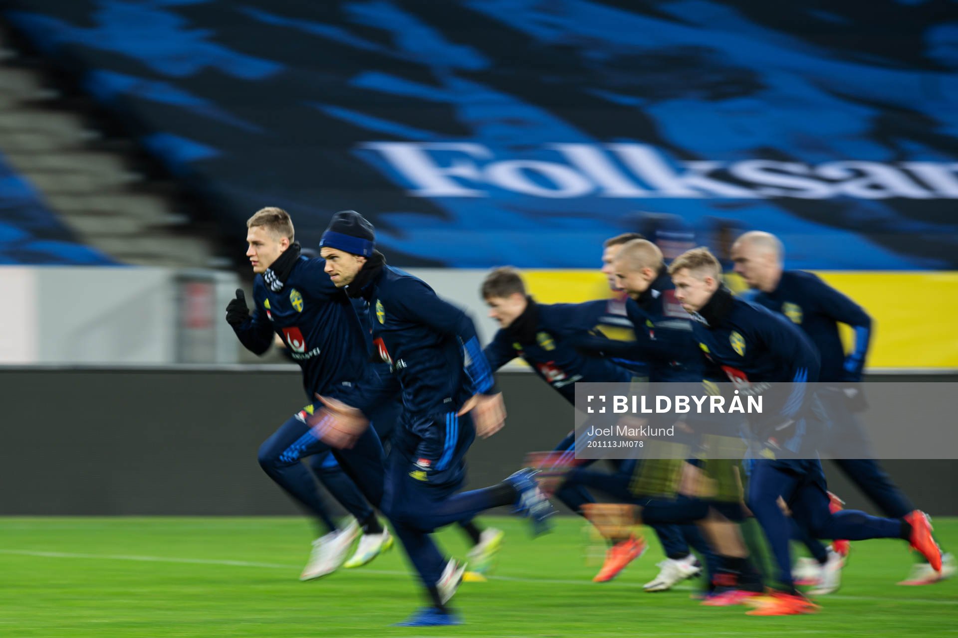 Mattias Svanberg and Albin Ekdal of the Swedish national