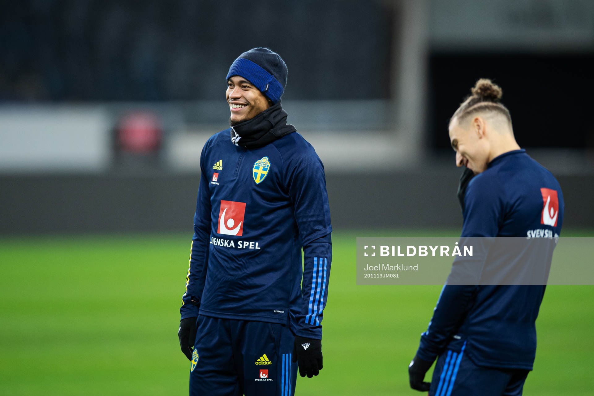 Robin Quaison of the Swedish national football team