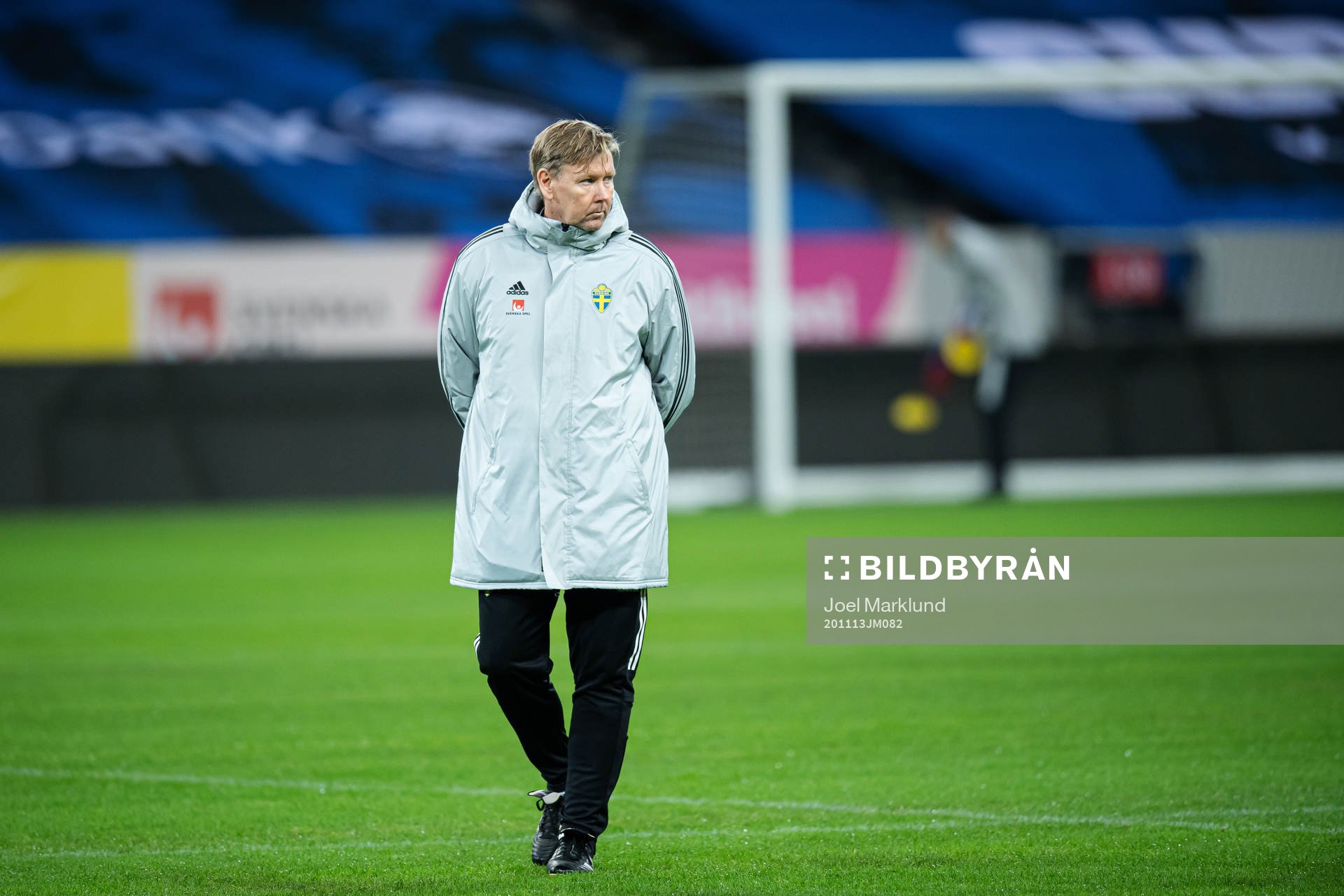 Assistant coach Peter Wettergren of the Swedish national