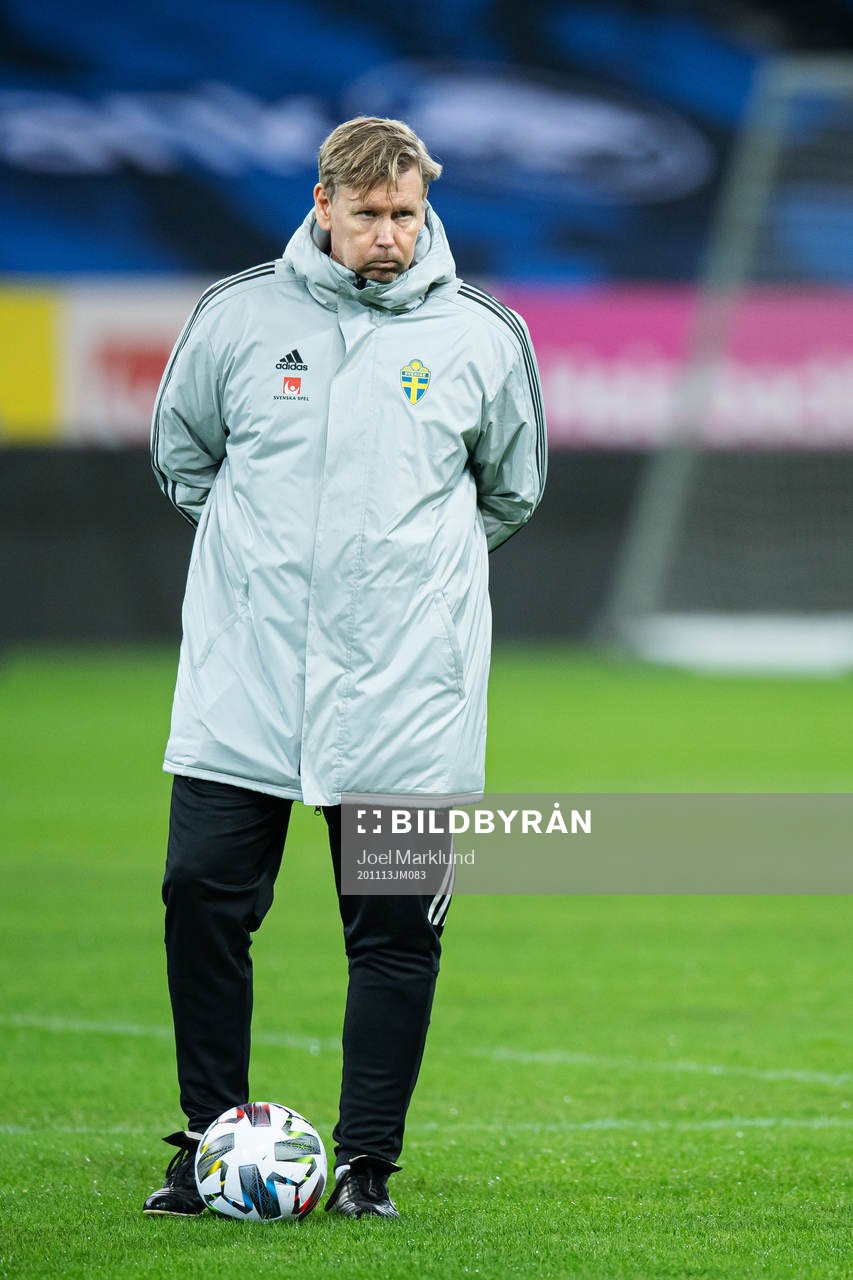 Assistant coach Peter Wettergren of the Swedish national