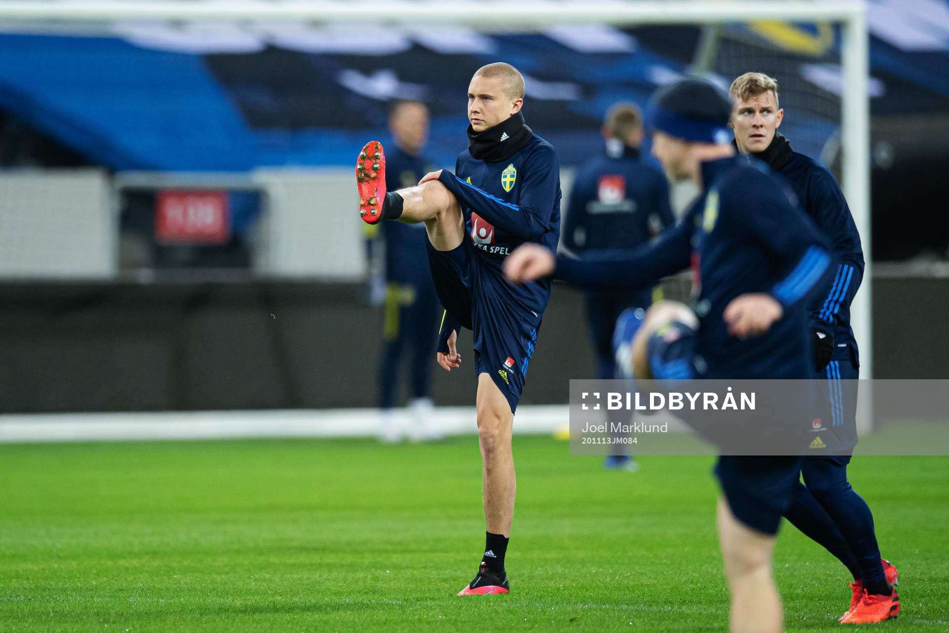 Sebastian Holmén of the Swedish national football team