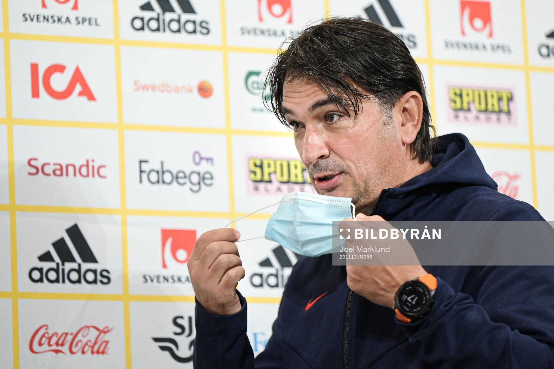 Head coach Zlatko Dalic of the Croatian national football