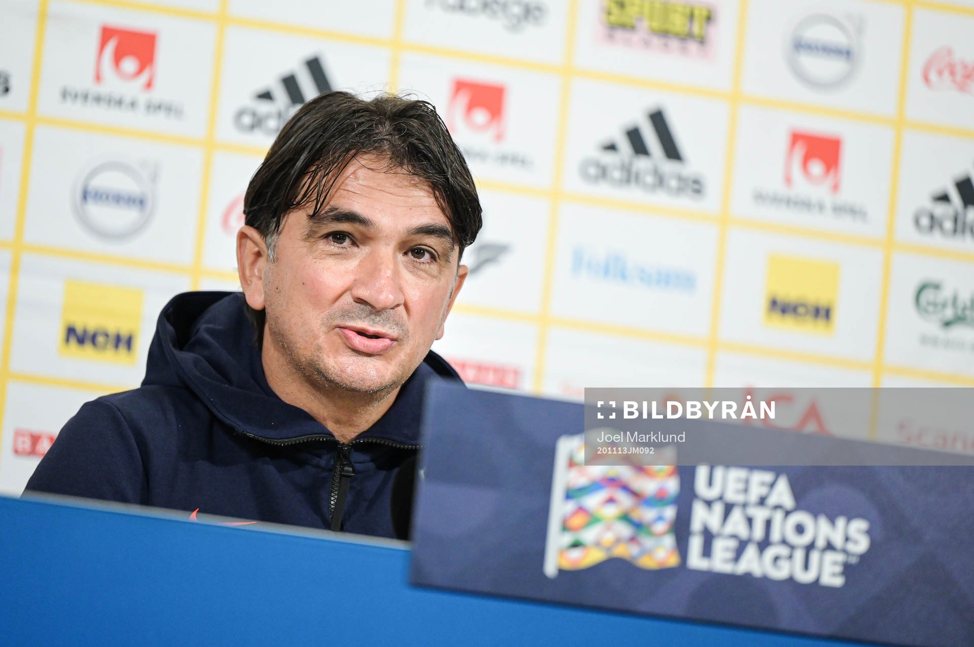 Head coach Zlatko Dalic of the Croatian national football