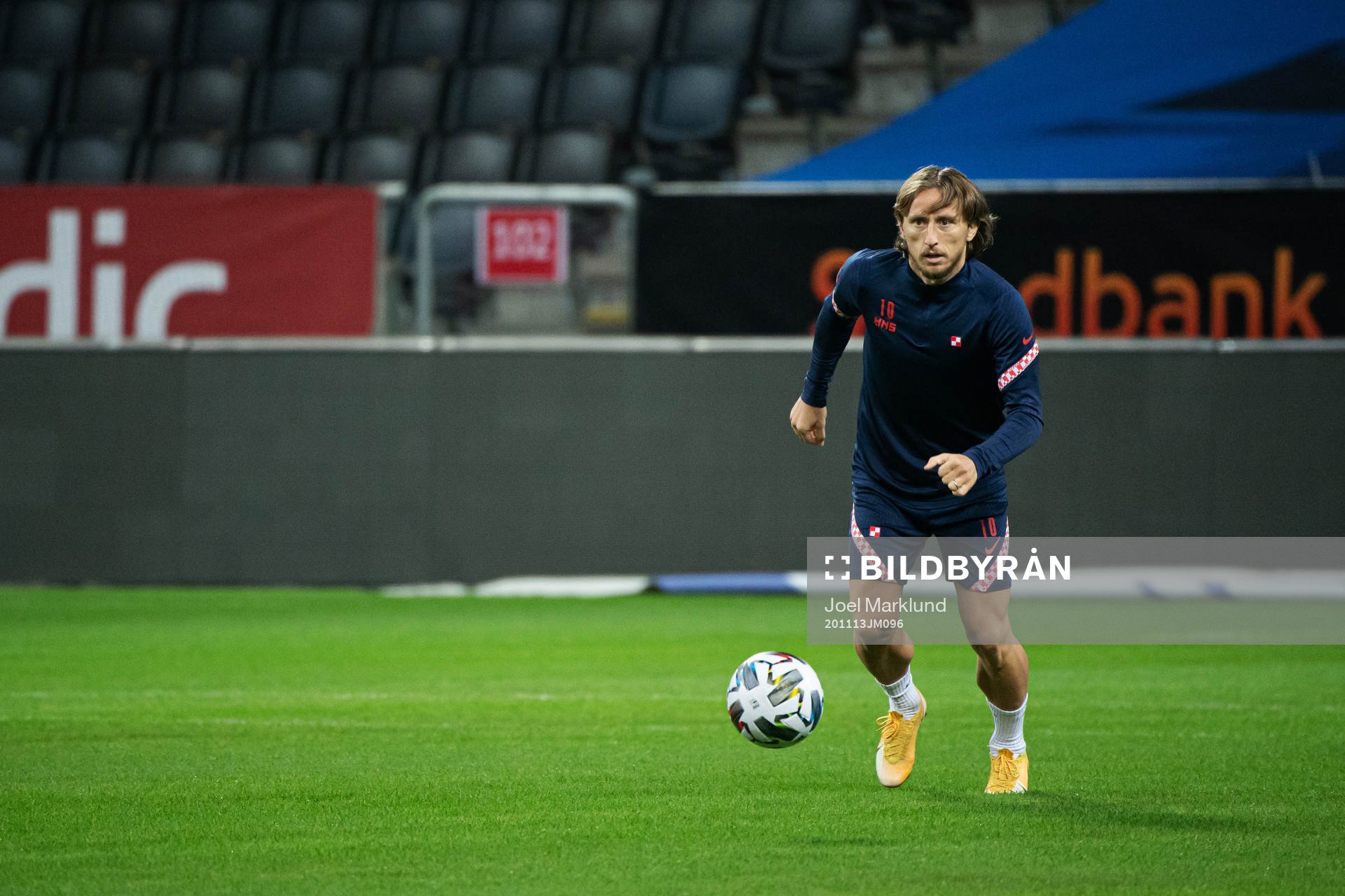 Luka Modric of the Croatian national football team