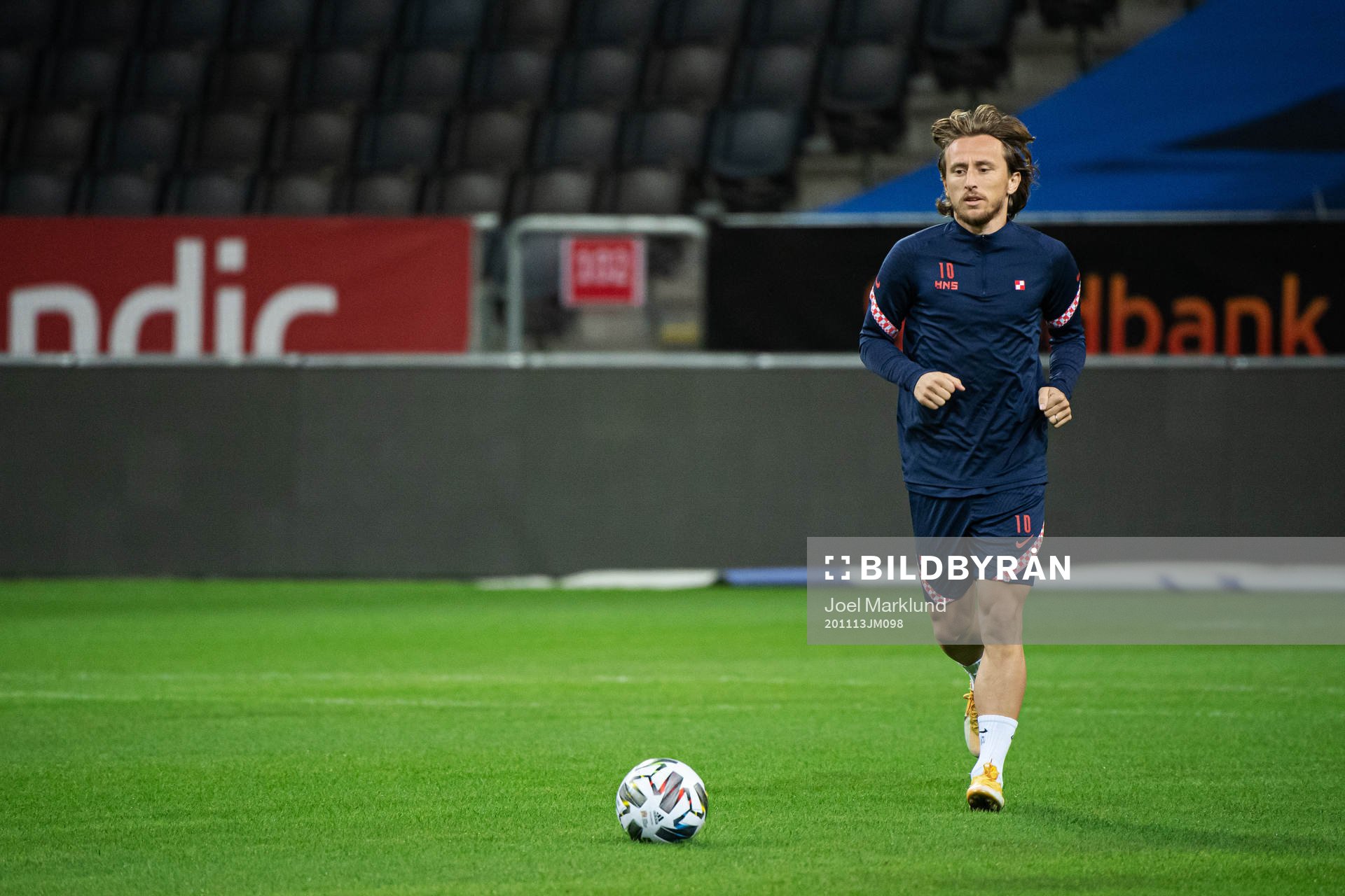 Luka Modric of the Croatian national football team