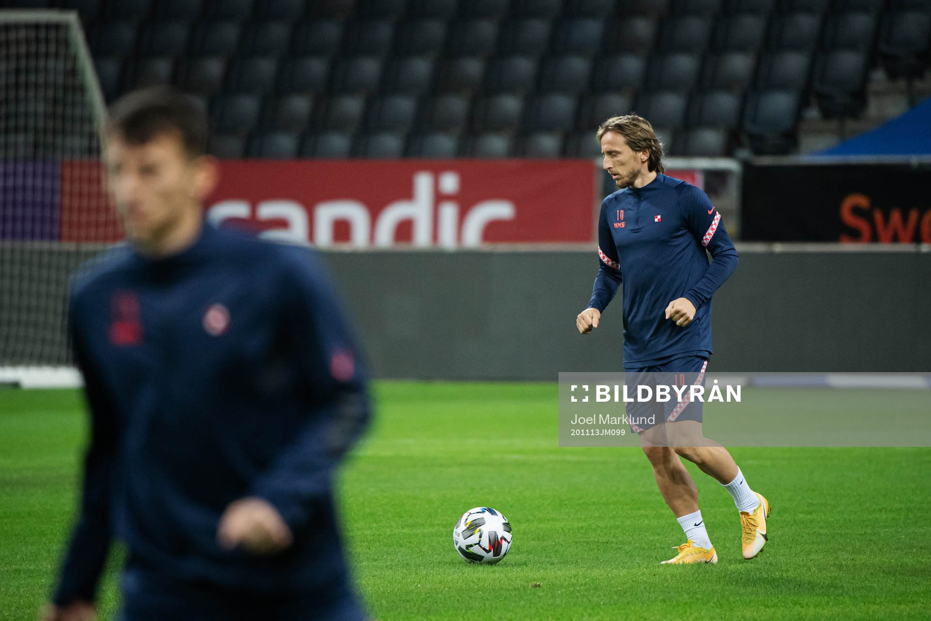 Luka Modric of the Croatian national football team