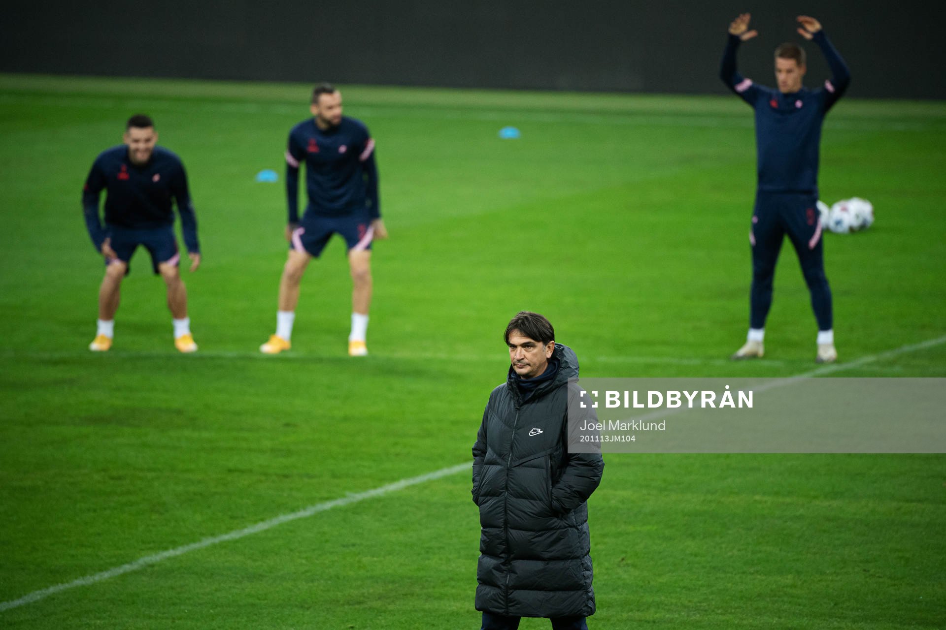 Head coach Zlatko Dalic of the Croatian national football