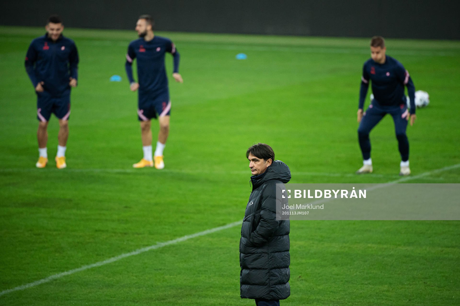 Head coach Zlatko Dalic of the Croatian national football