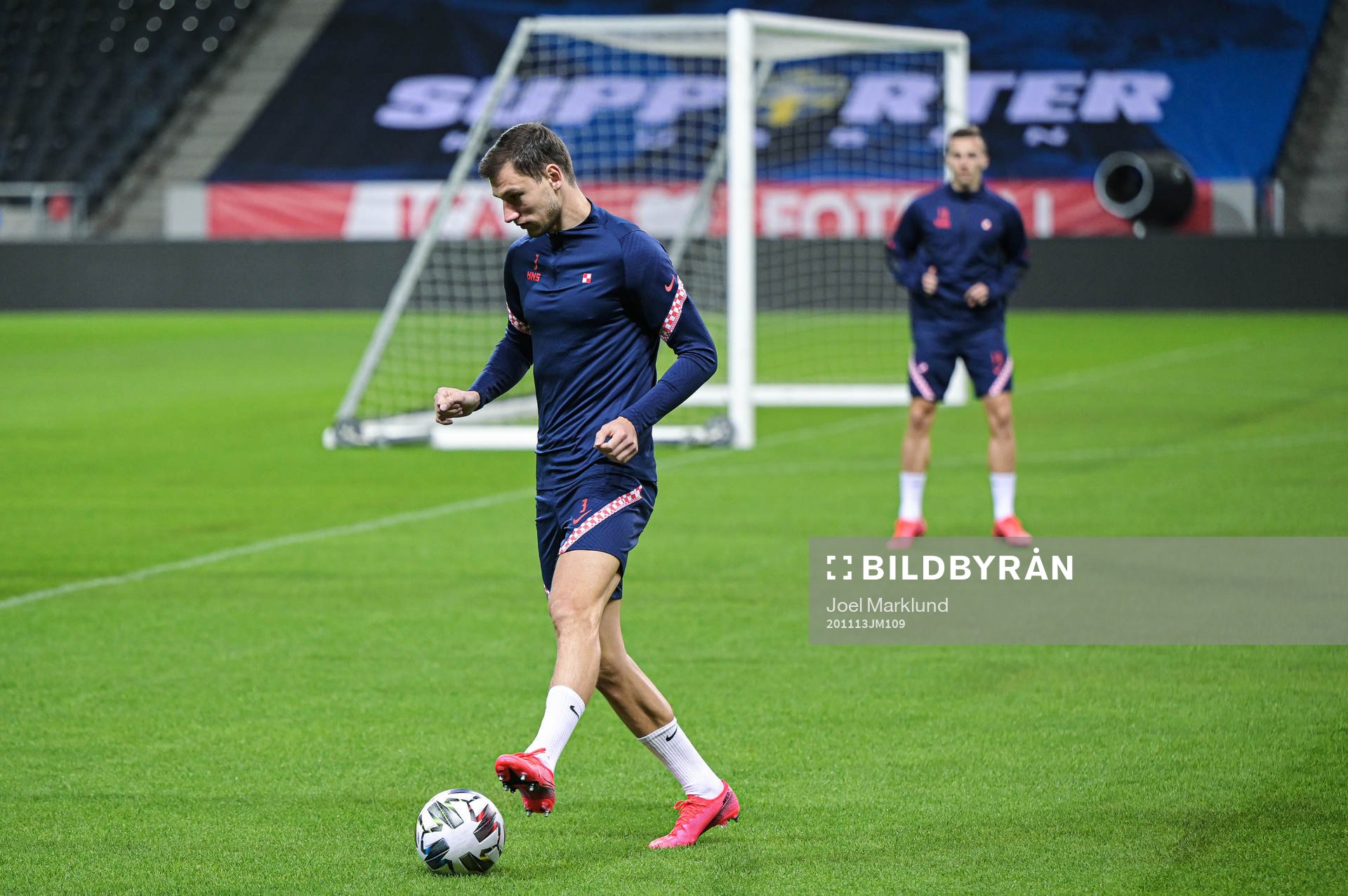 Borna Barisic of the Croatian national football team