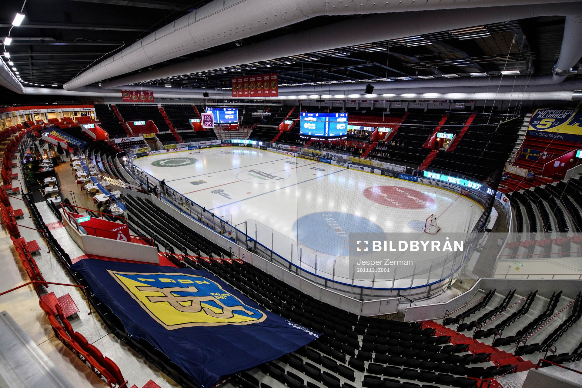 Interiör vy av Scaniarinken