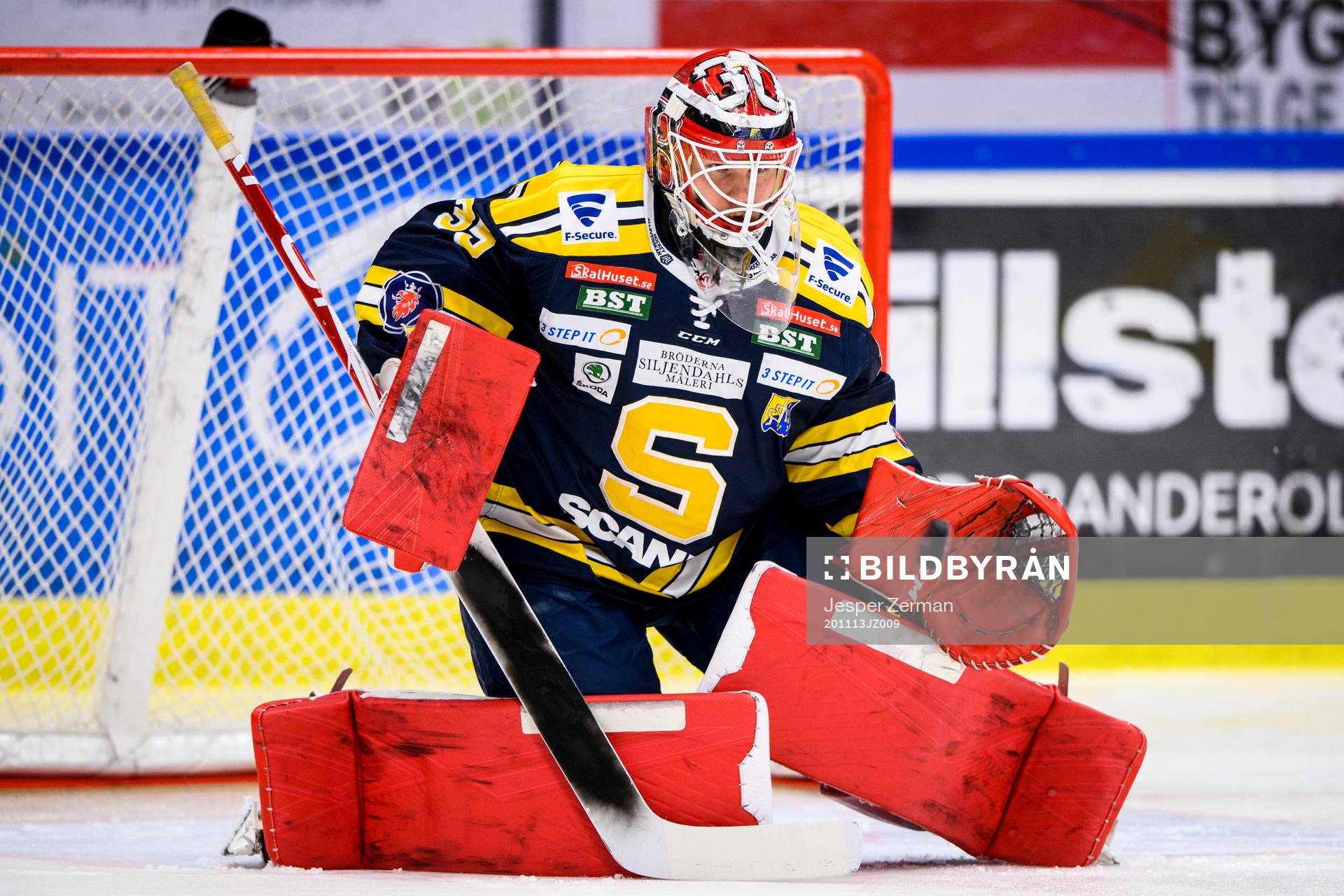 Södertäljes målvakt Filip Gustavsson