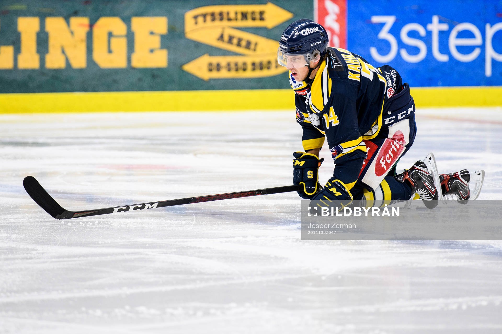 Södertäljes Rasmus Kahilainen har ont