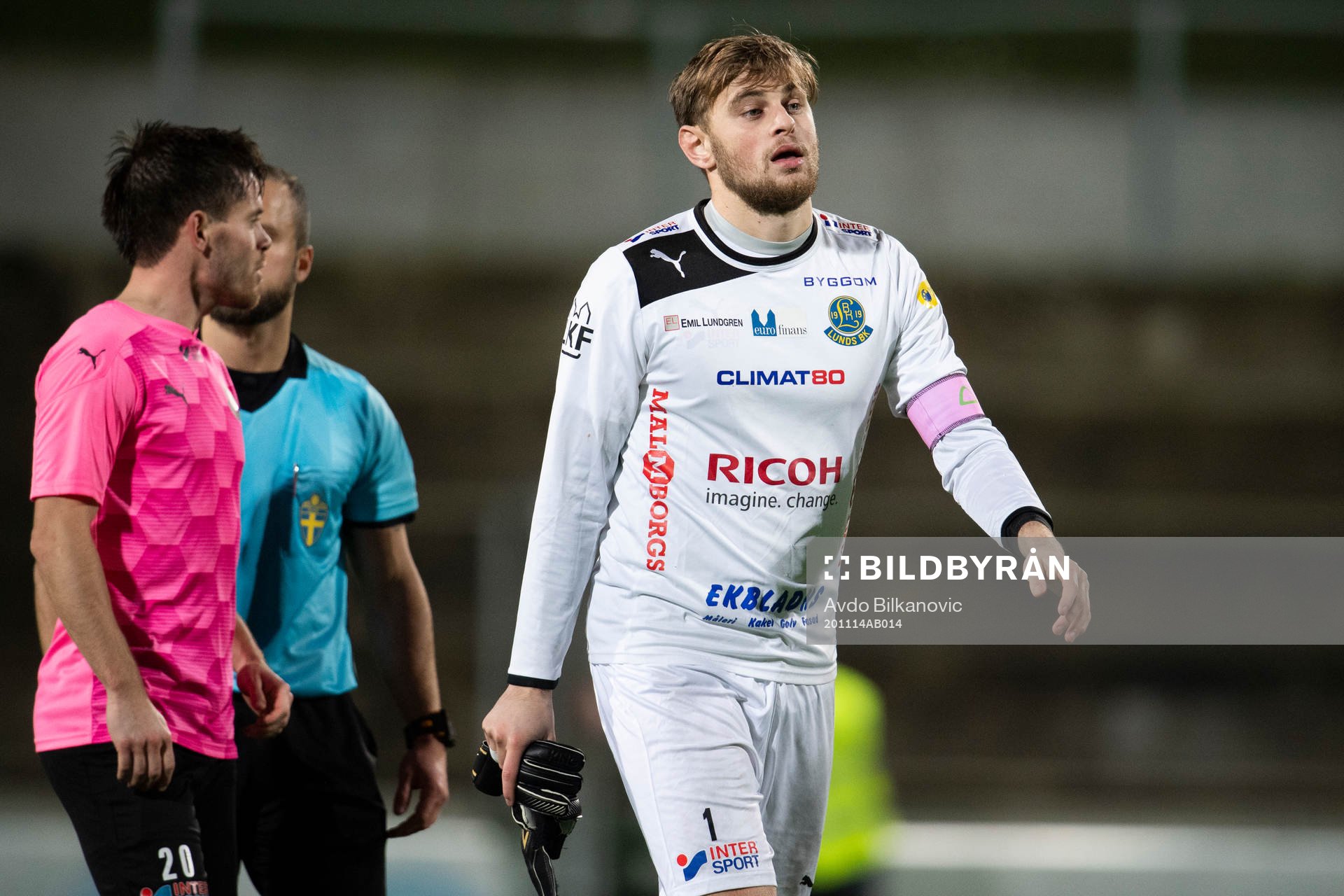 Lunds målvakt Marcus Norman deppar