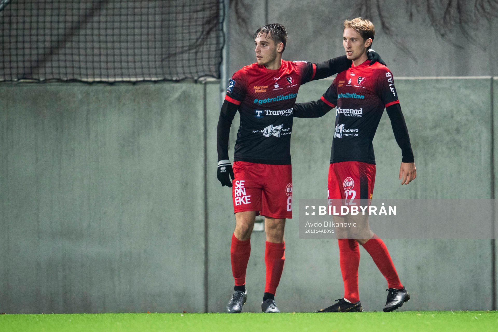 Trollhättans Markus Johansson jublar