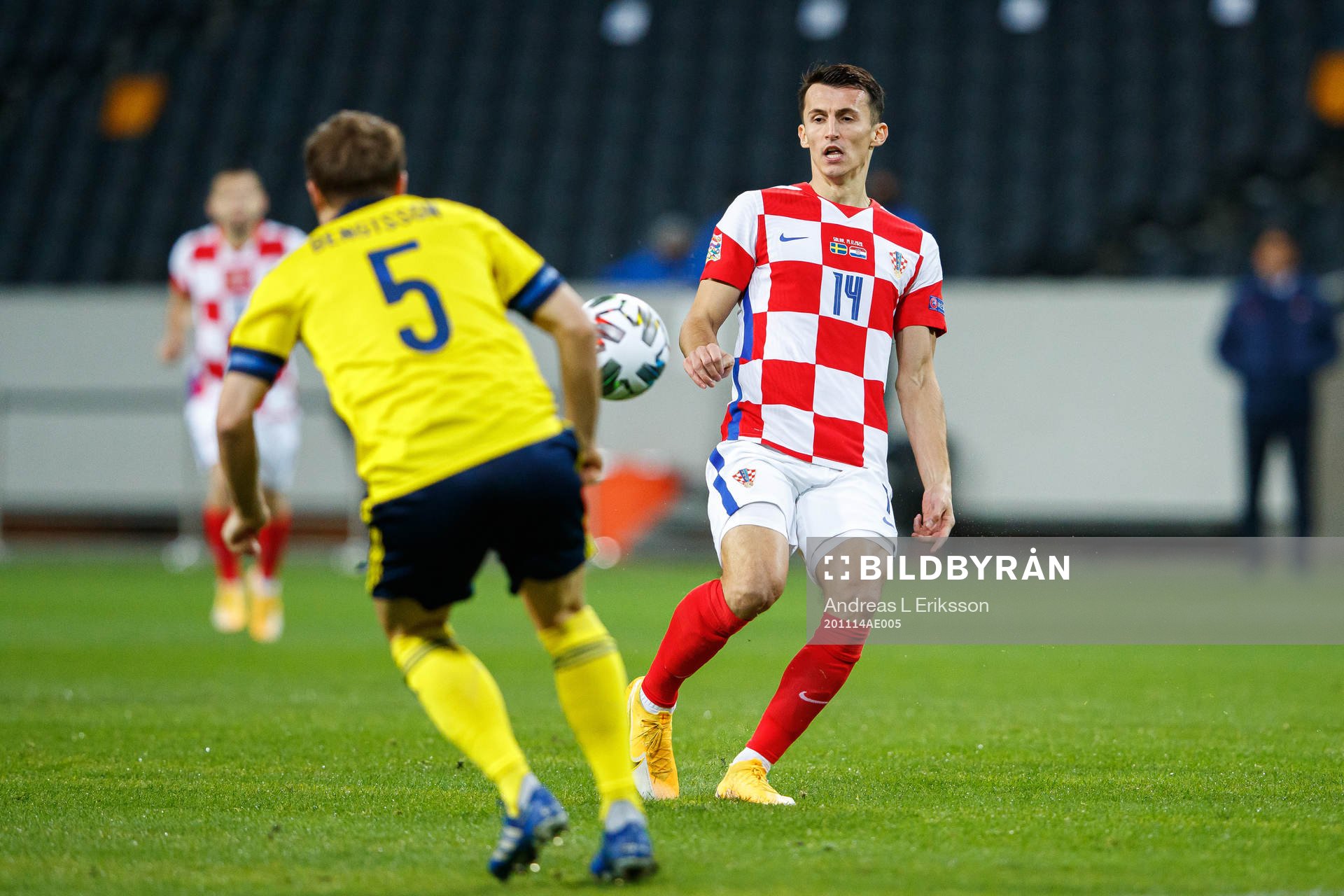 Ante Budimir of Croatia and Pierre Bengtsson of Sweden