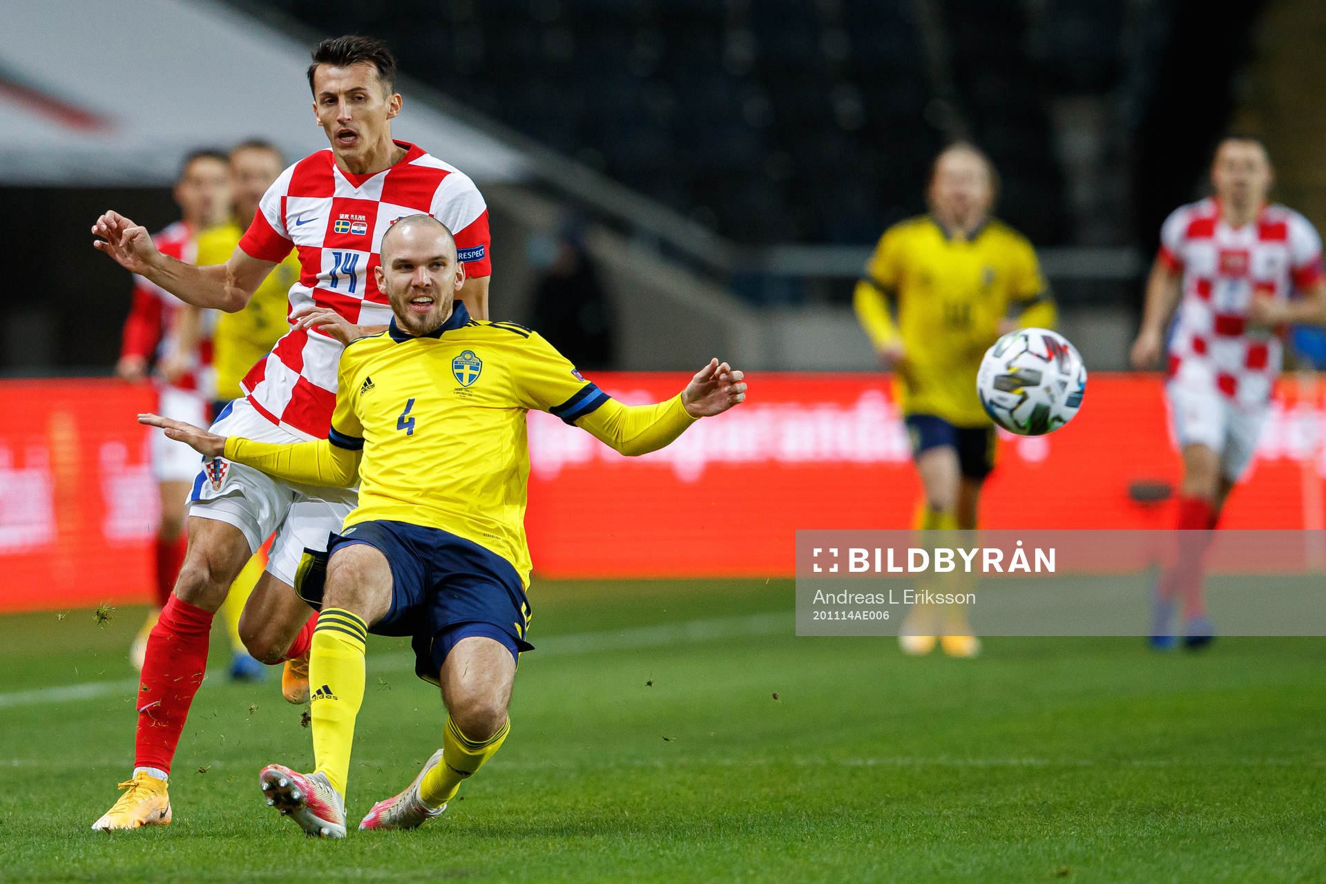 Ante Budimir of Croatia and Marcus Danielson of Sweden