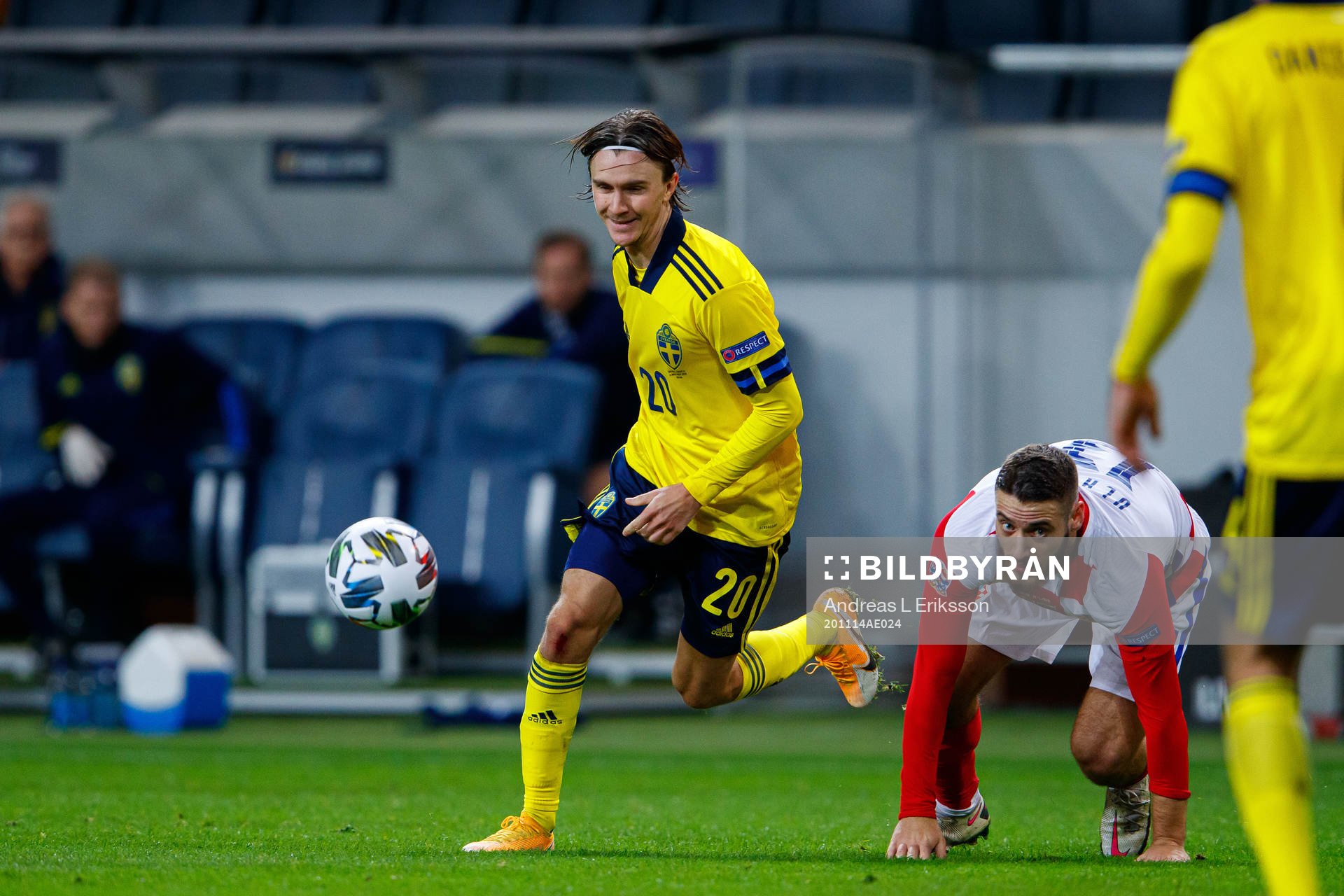 Kristoffer Olsson of Sweden and Nikola Vlasic of Croatia
