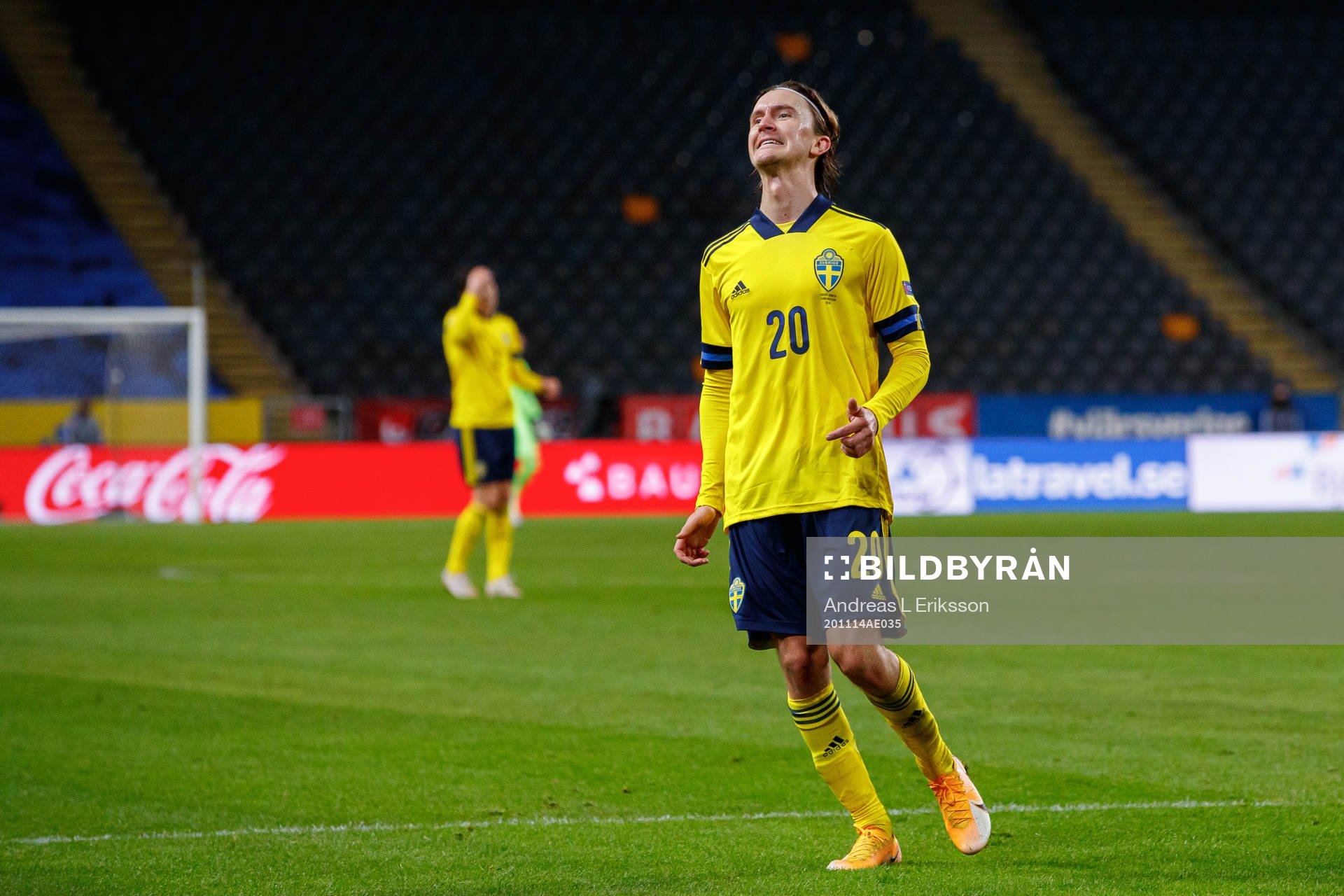 Kristoffer Olsson of Sweden reacts