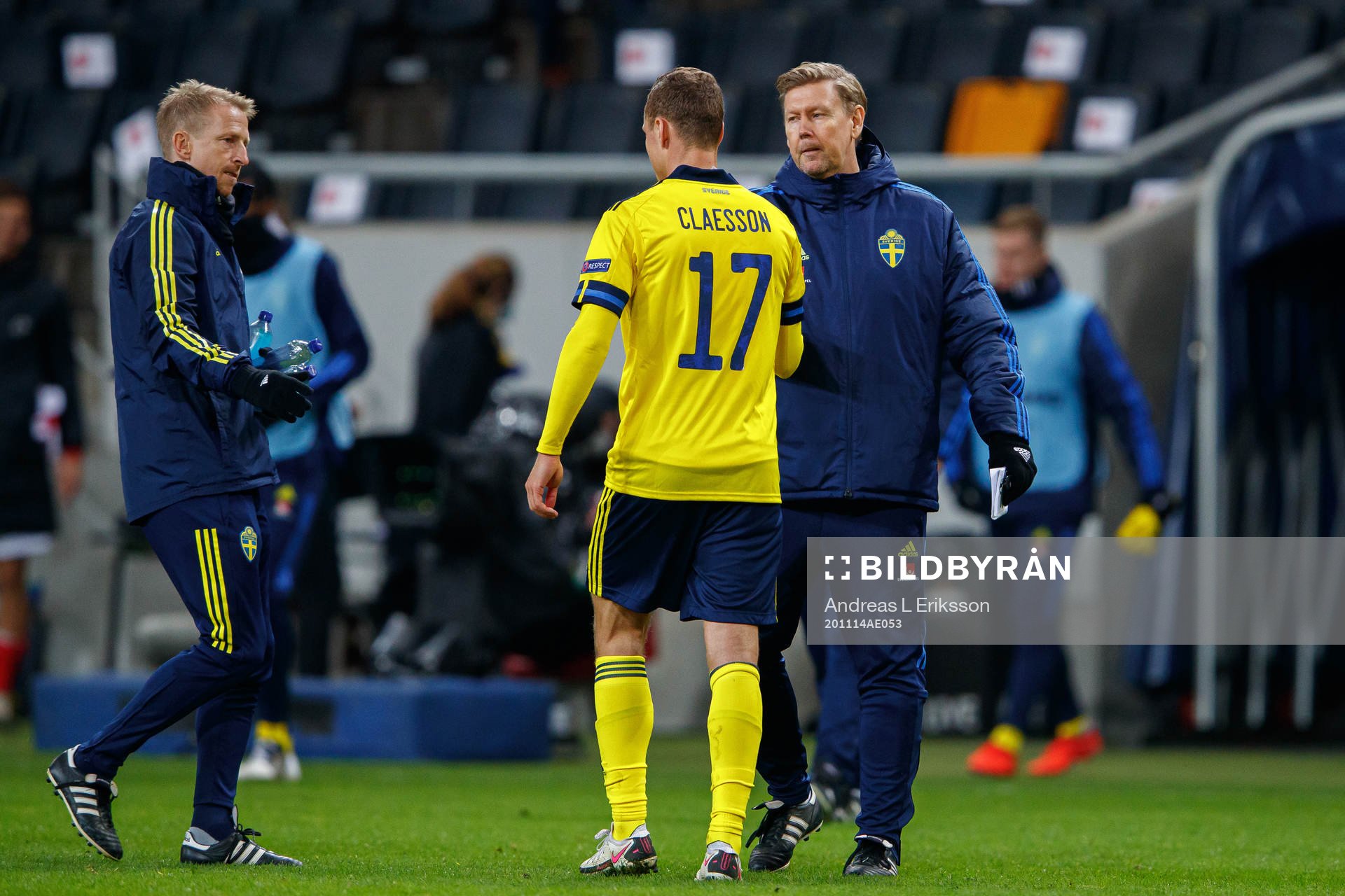 Viktor Claesson and head coach Peter Wettergren