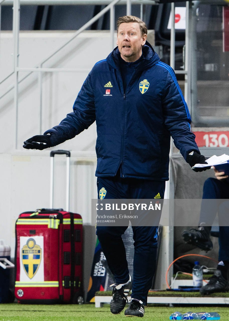 Head coach Peter Wettergren of Sweden