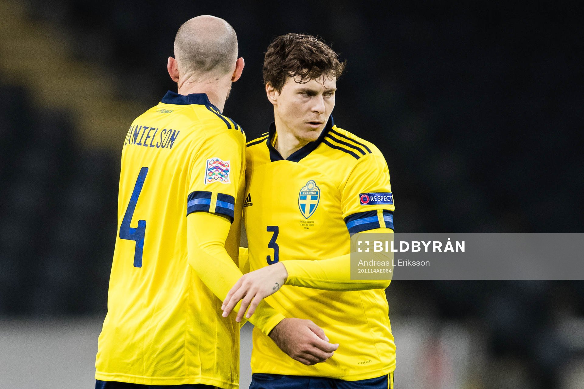 Marcus Danielson and Victor Nilsson Lindelöf of Sweden