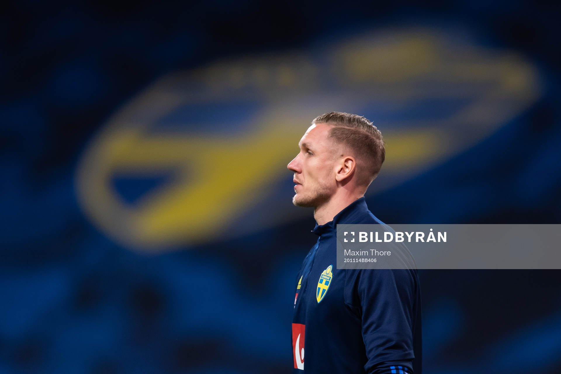 Goalkeeper Robin Olsen of Sweden