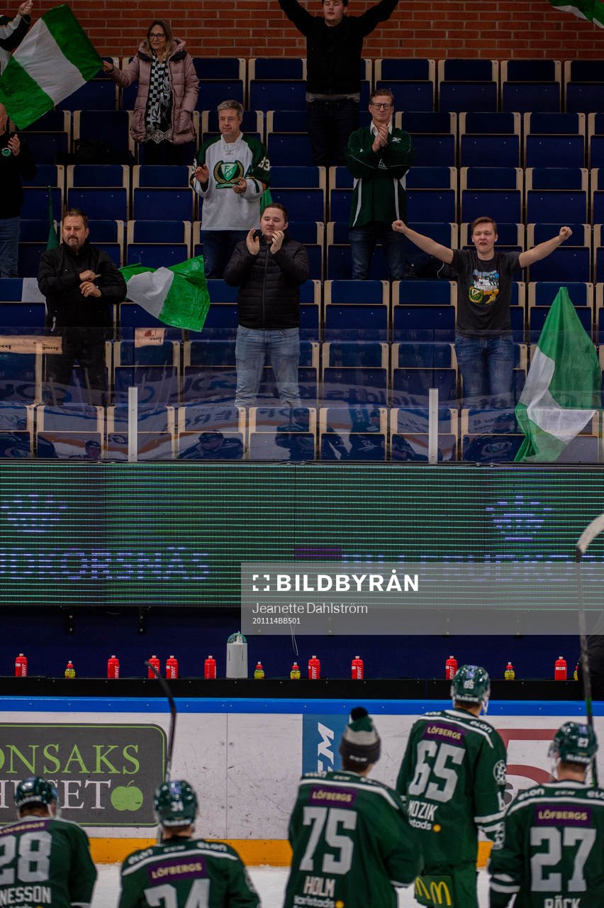 under ishockeymatchen i SHL mellan Färjestad och
