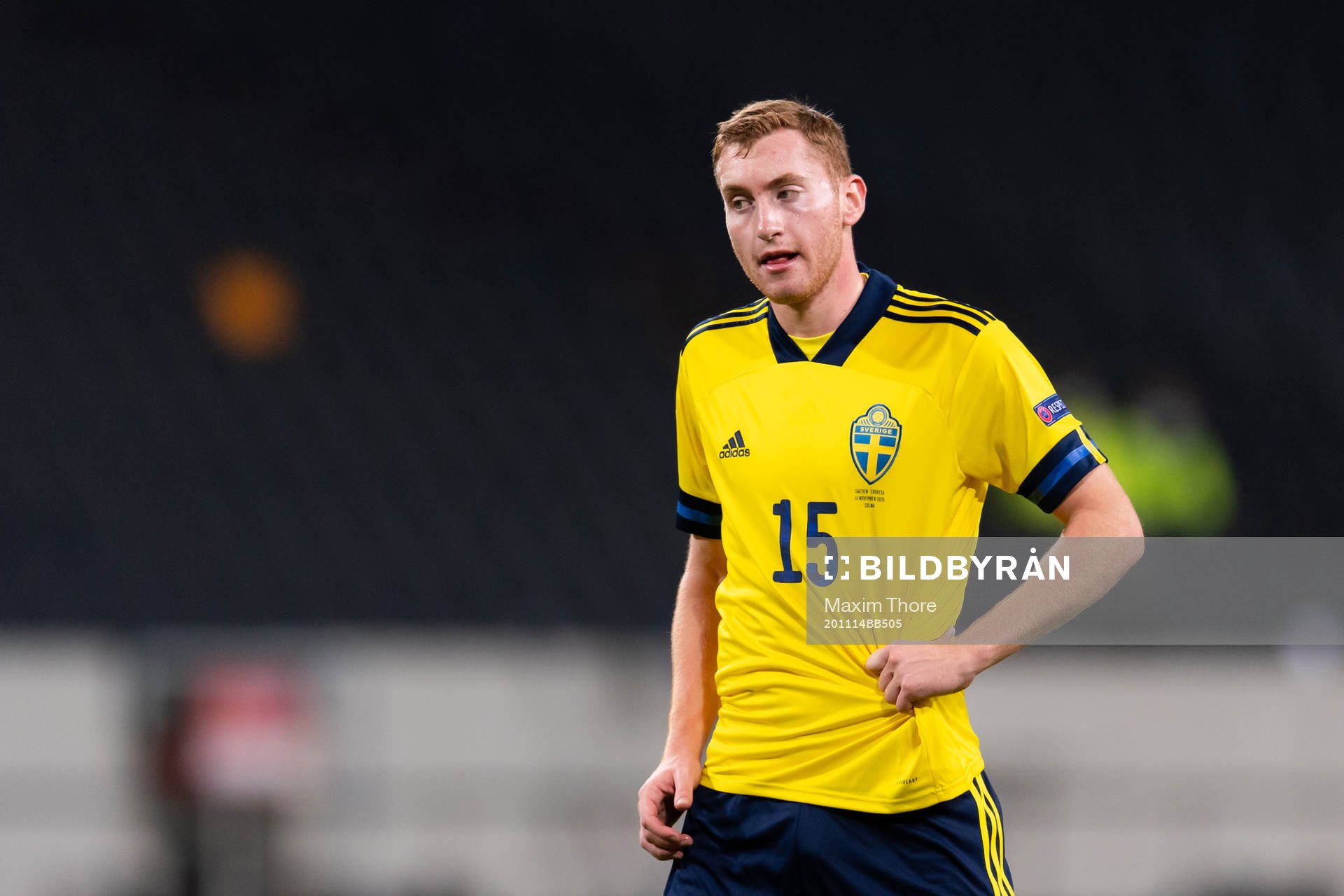 Dejan Kulusevski of Sweden looks dejected