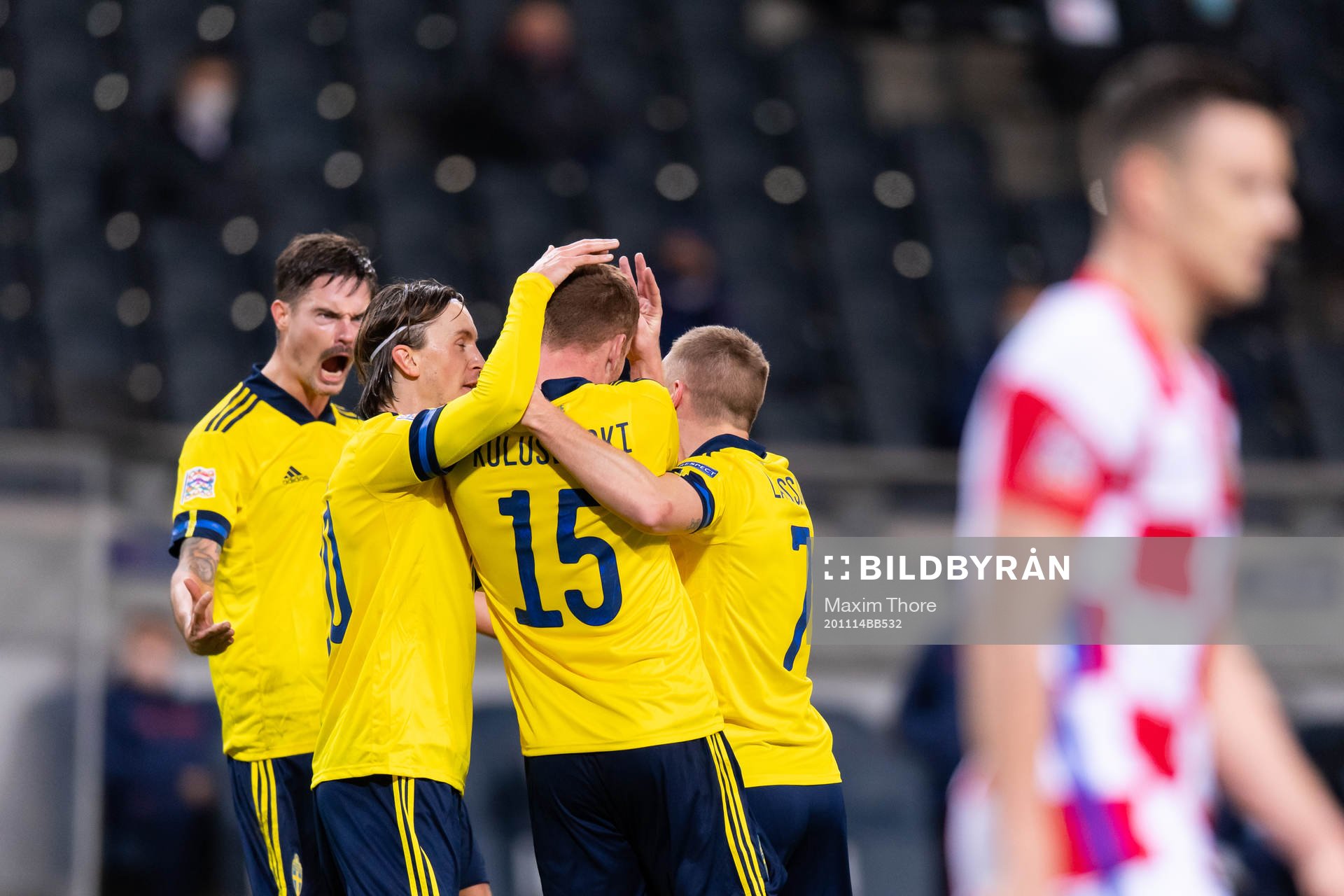 Mikael Lustig, Kristoffer Olsson, Dejan Kulusevski and