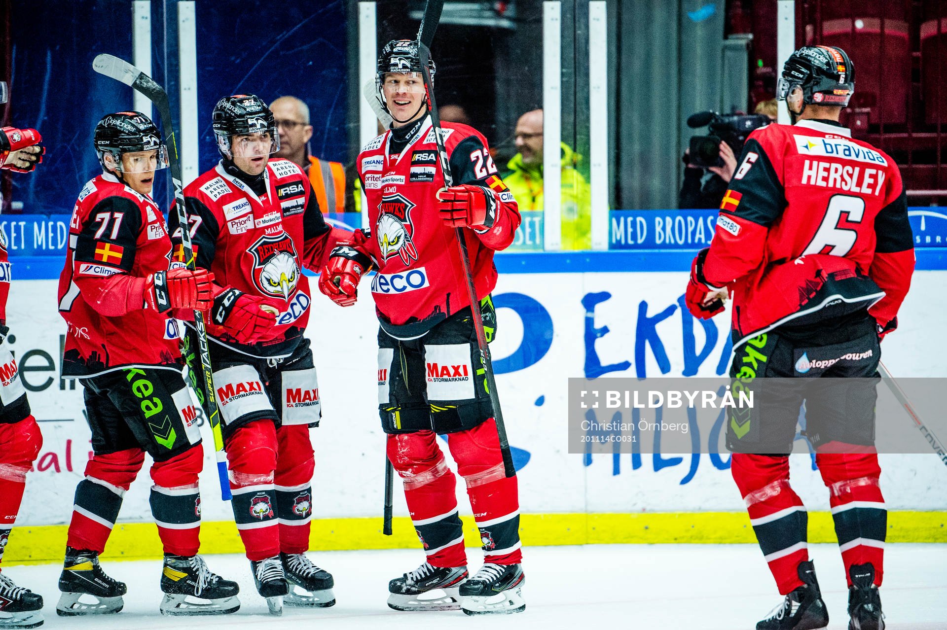 Malmö Redhawks Jan-Mikael Järvinen, Ponthus Westerholm,