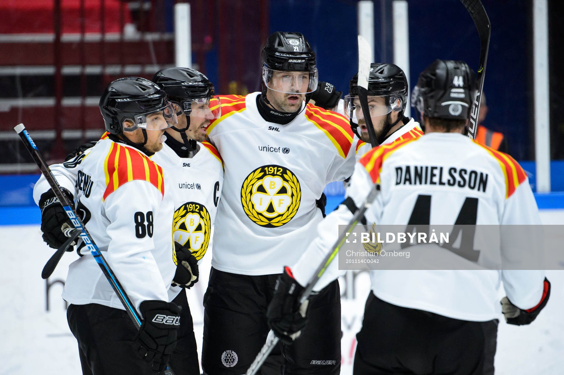 Brynäs Jaedon Descheneau , Anton Rödin , Patrik Berglund,