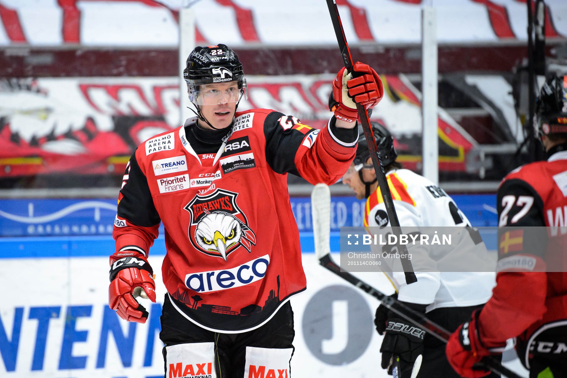 Malmö Redhawks Lars Bryggman jublar