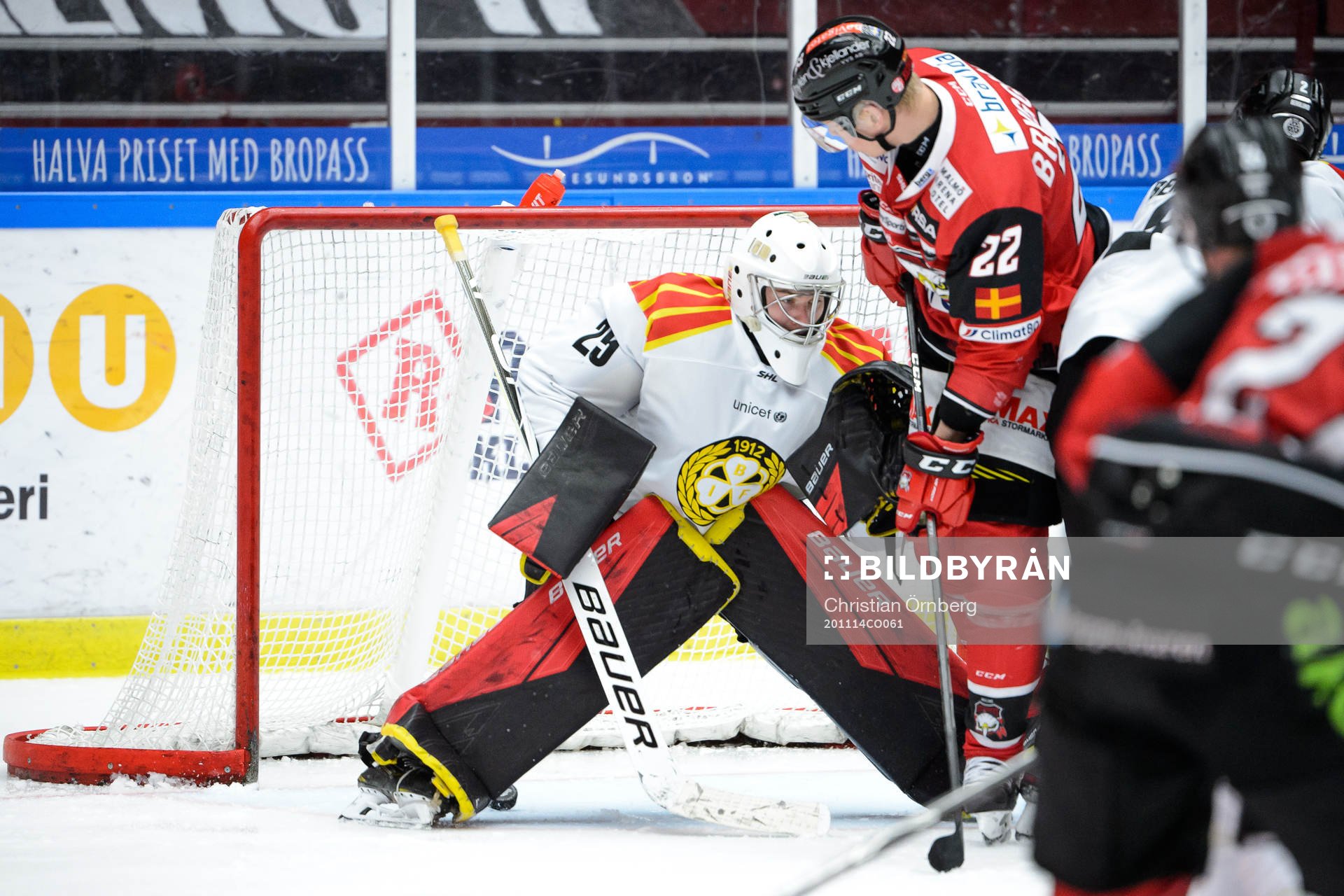 Malmö Redhawks Lars Bryggman gör 5-2 bakom Brynäs