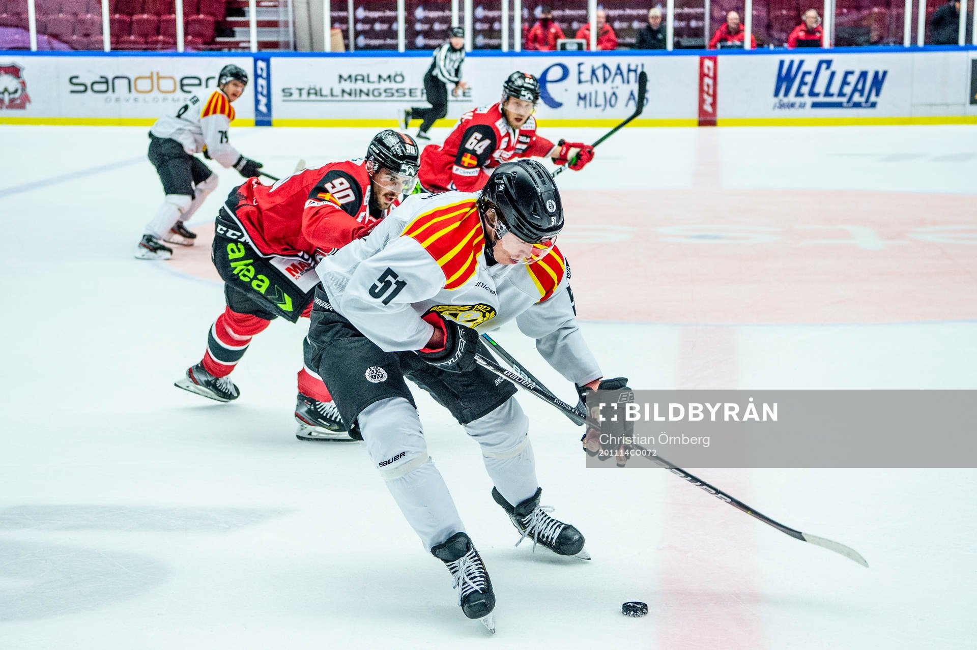 Brynäs Tomi Sallinen mot Malmö Redhawks Joe Veleno